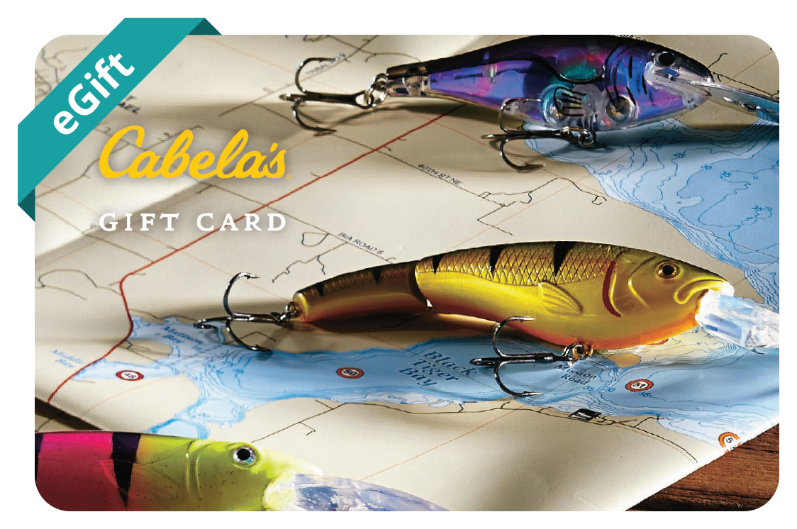 Cabela&#039;s Map Lures eGift Card