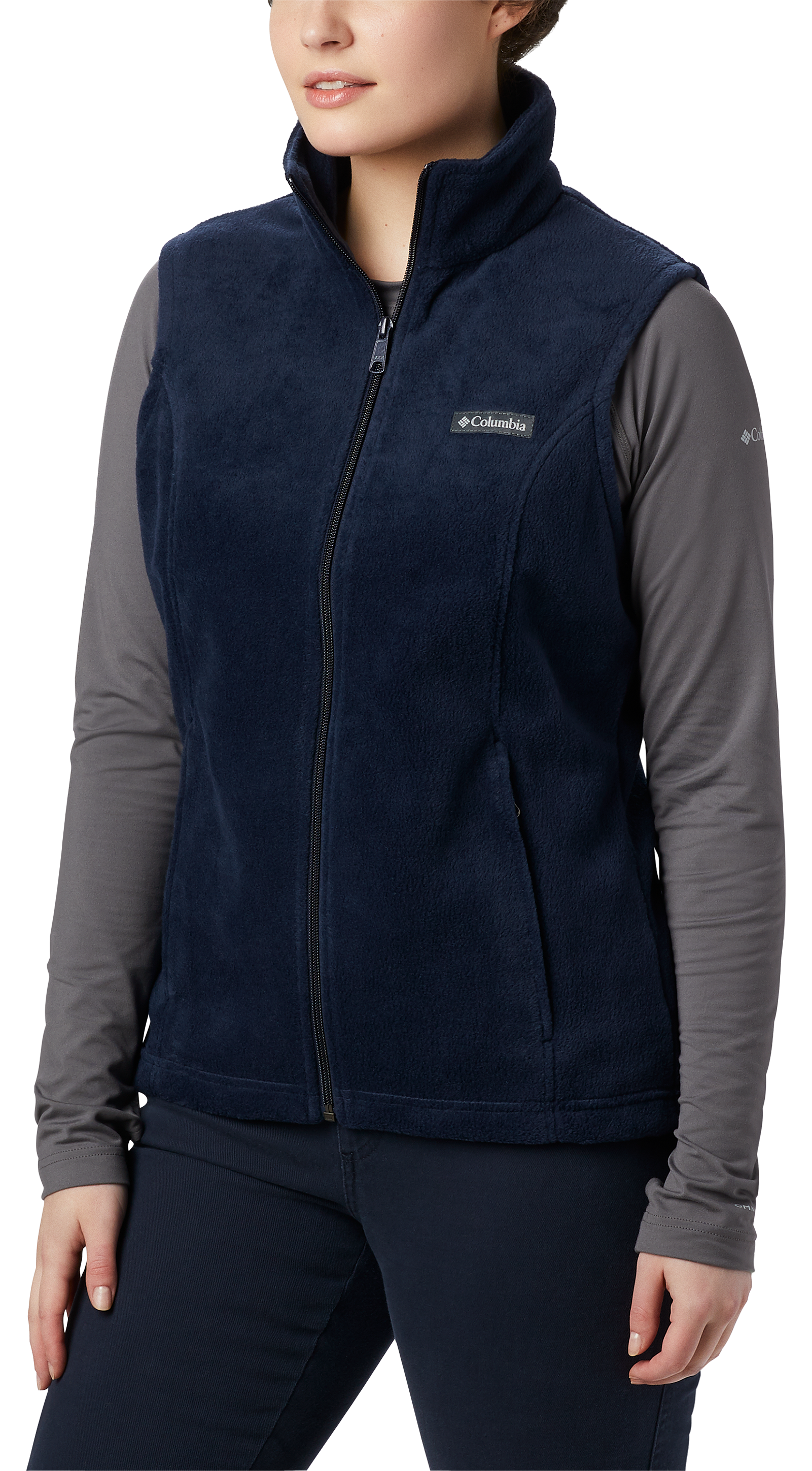 Dark Nocturnal 1X Columbia Womens Plus Size Benton Springs Soft Fleece Vest 