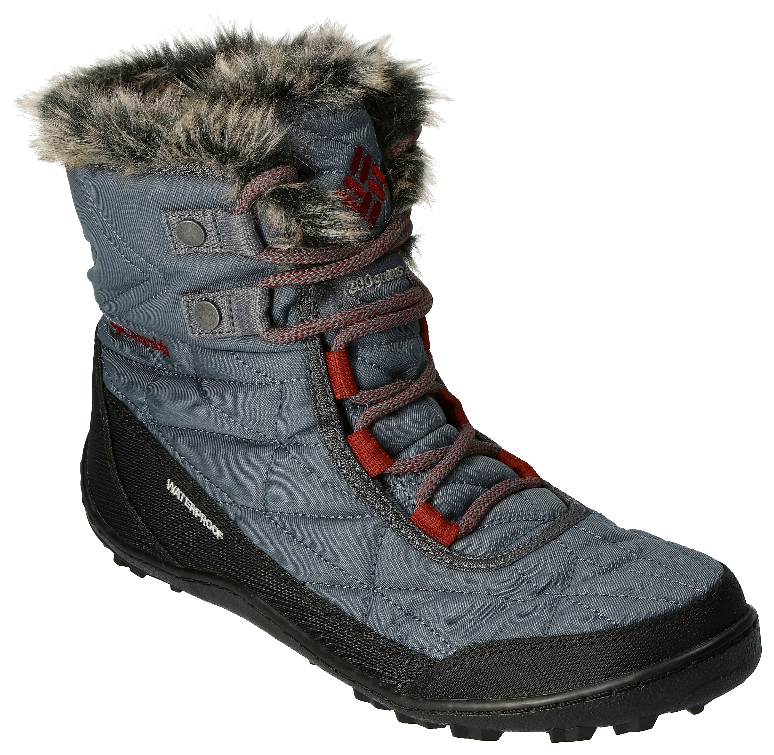 Image of Columbia Minx Shorty III Waterproof Insulated Boots for Ladies - Graphite/Deep - 6.5M