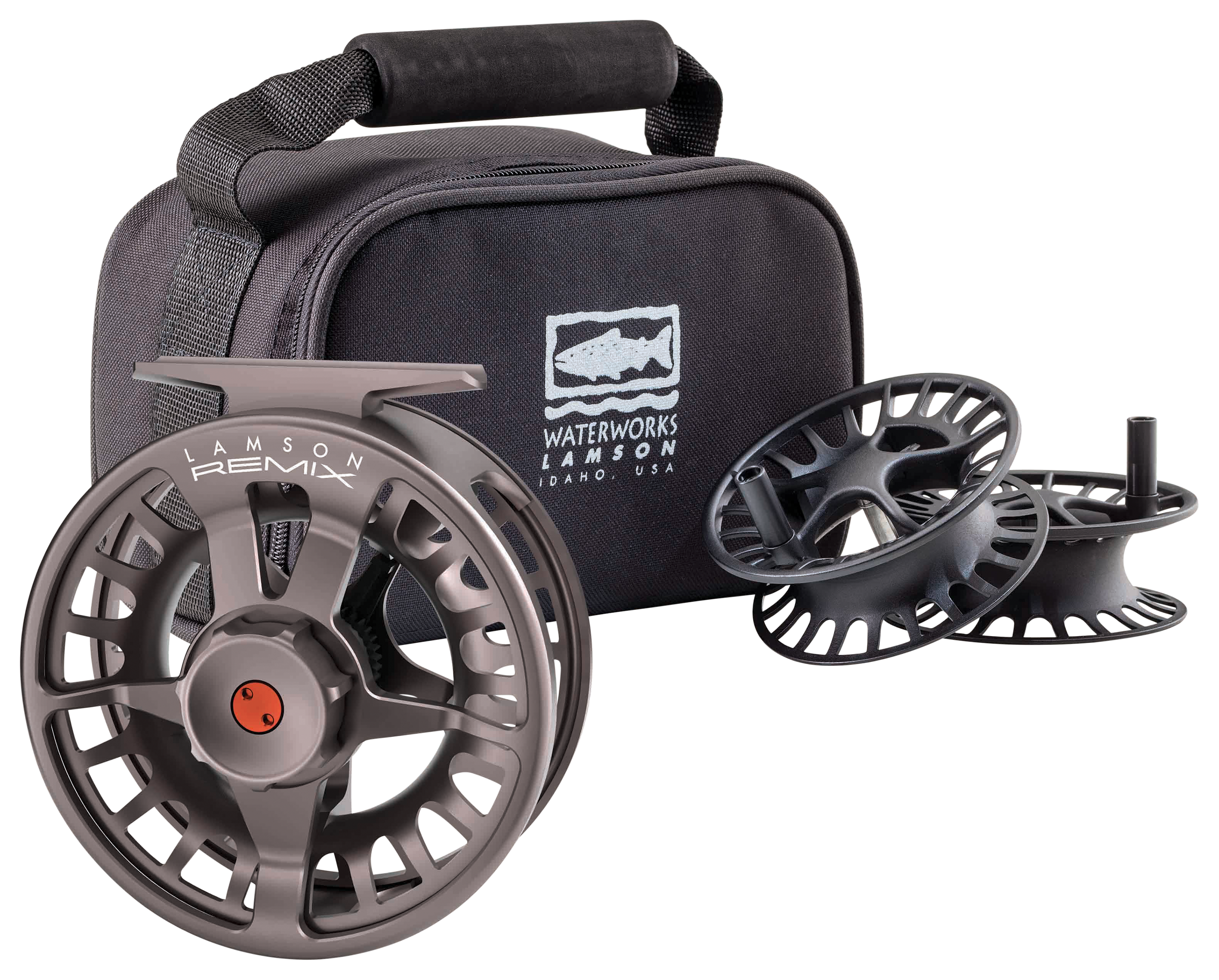 Waterworks-Lamson Remix 3-Pack Fly Reel & Spools - Smoke - 2/3/4 - 100784688-2856297 - Backpacks Extreme value! The Waterworks-Lamson Remix 3-Pack  sku 100784688-2856297
