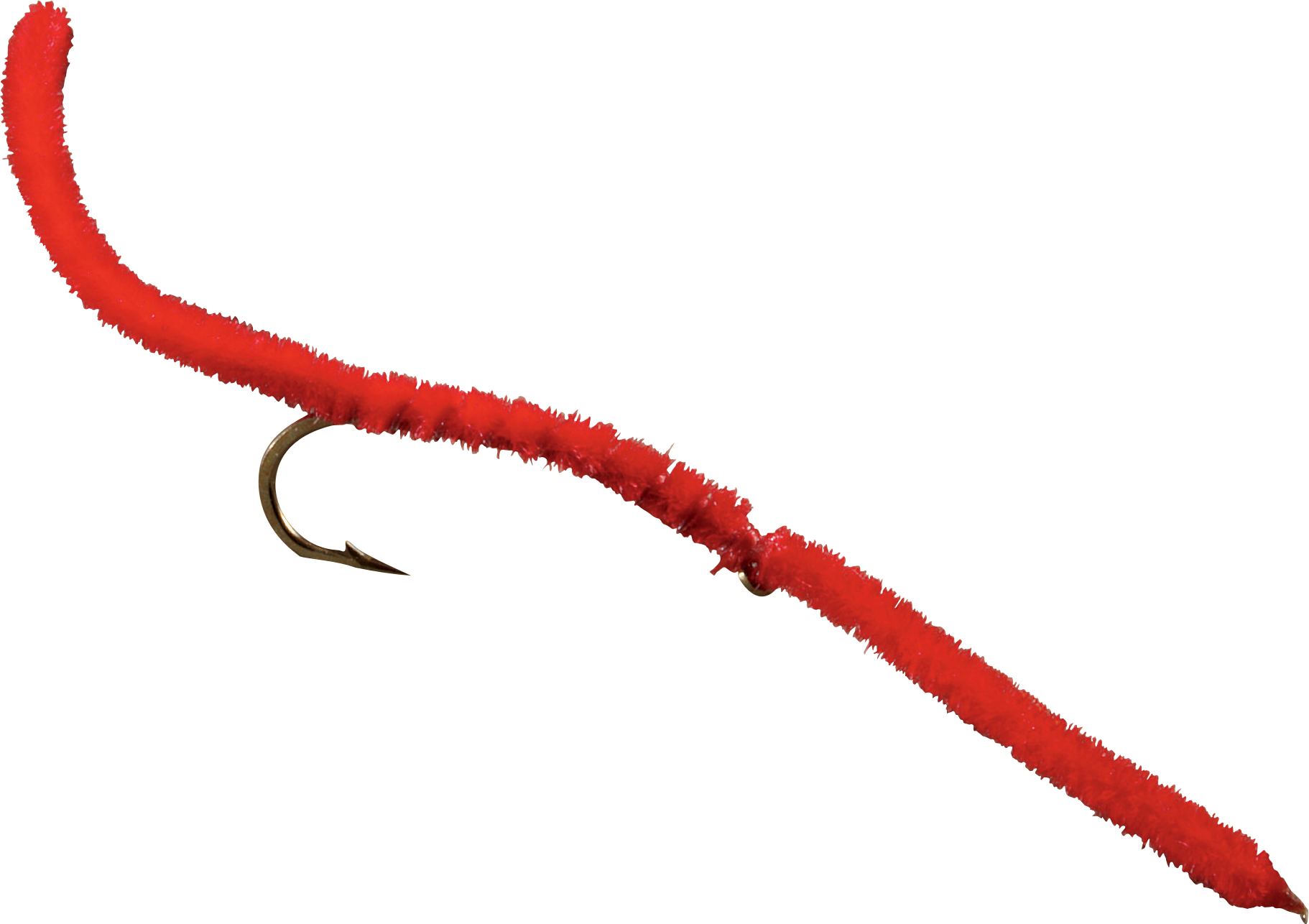 Image of White River Fly Shop San Juan Worm Flies - 12 - Red - 12 Pack