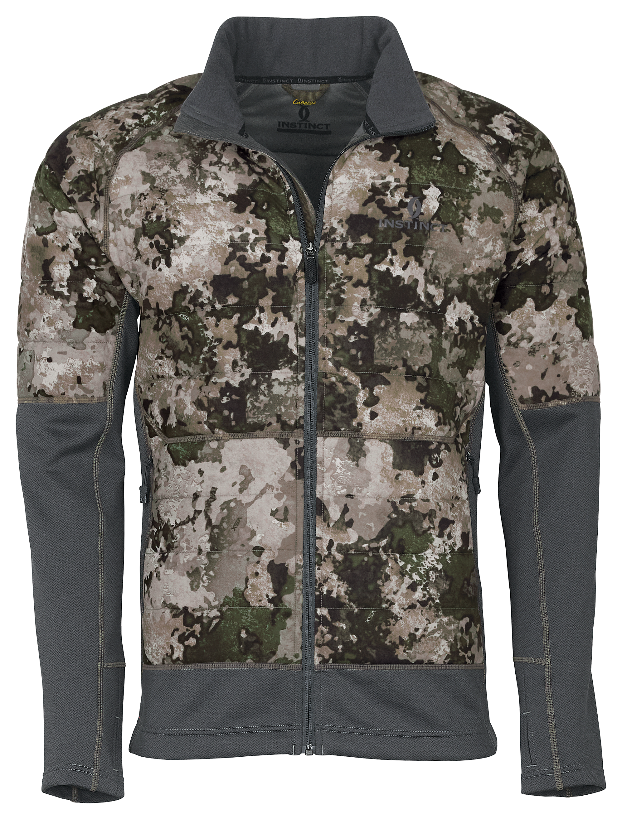 Cabelas Instinct Hybrid Puffy Jacket for Men - TrueTimber VSX - M - 100784910-2856468 - Hunting Clothing Discover bulk-free mobility and warmth as you neve sku 100784910-2856468
