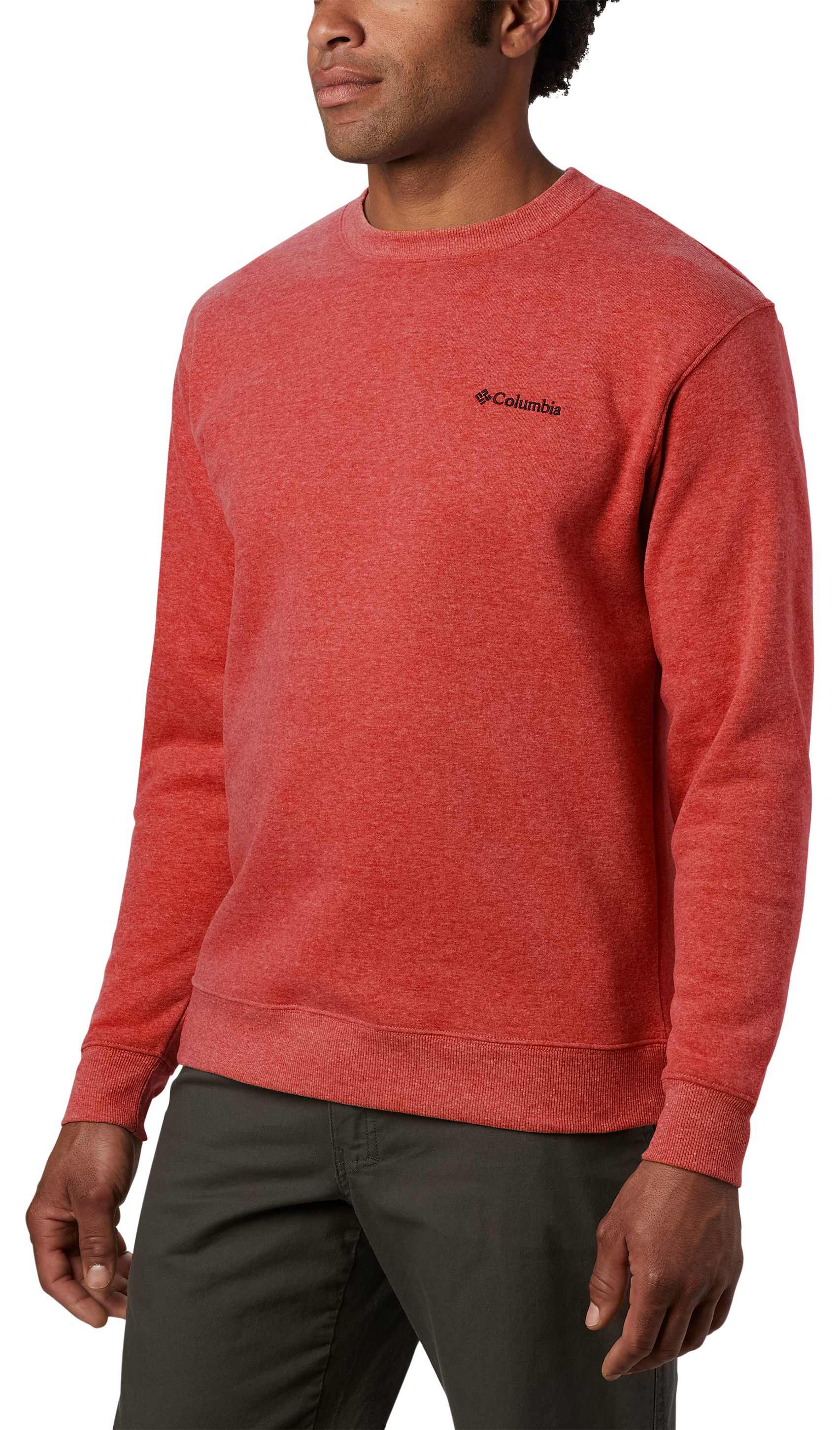 Columbia Hart Mountain II Crew Fleece Long-Sleeve Sweatshirt for Men - Jasper Heather - M product image