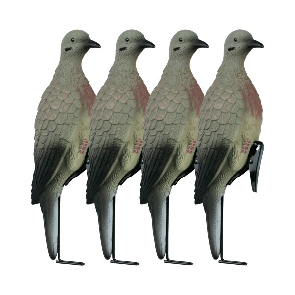 Lucky Duck Clip-On Dove Decoys with Stakes