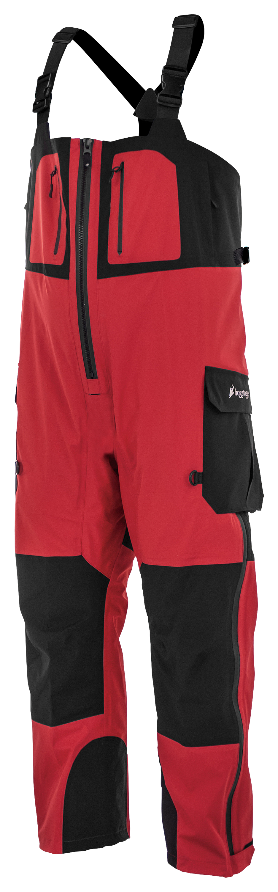 frogg toggs Pilot II Guide Bibs for Men - Red/Black - 2XL - 100786756-2858191 - Coats and Jackets Those who spend weekends in a tree stand or wading sku 100786756-2858191