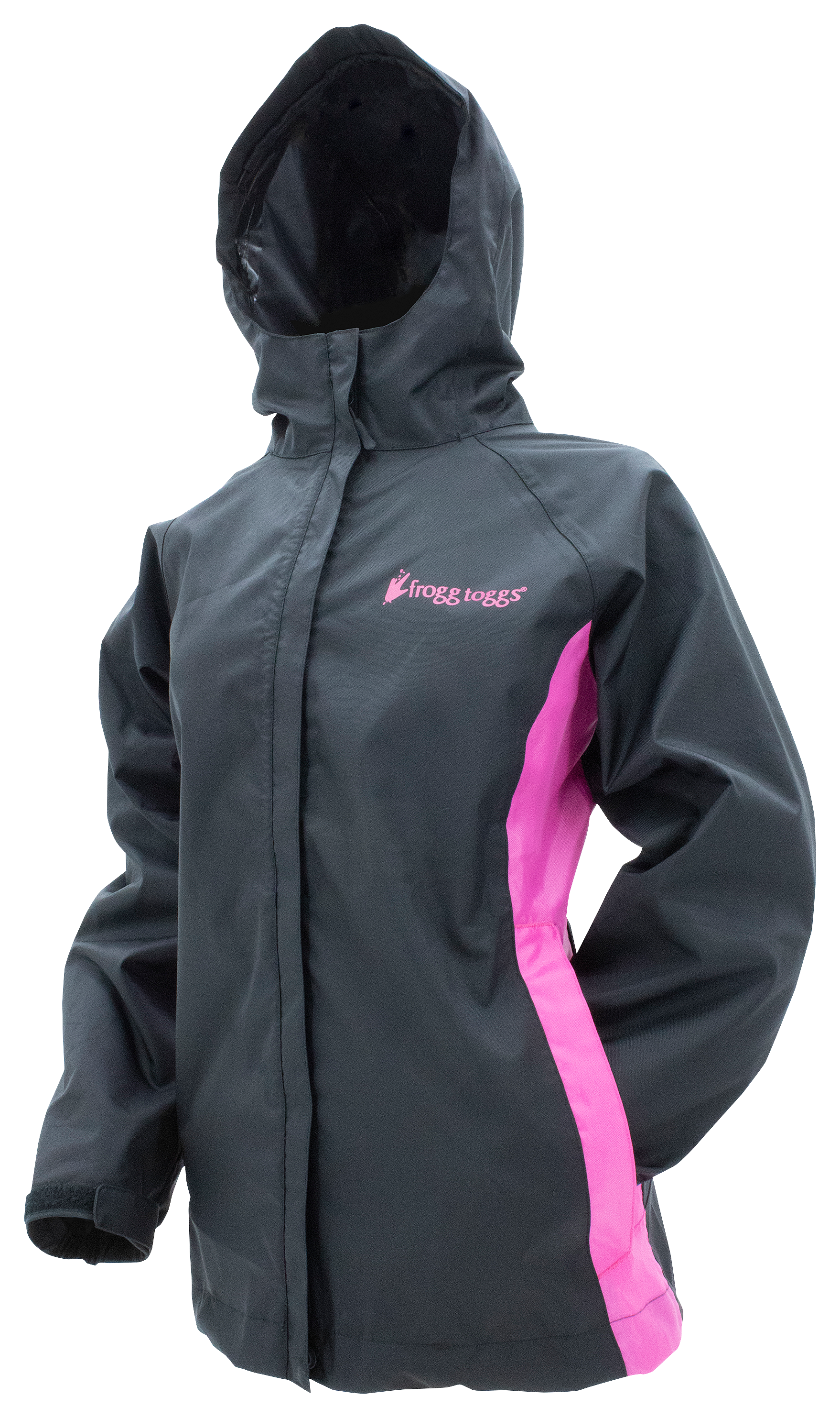 Image of frogg toggs StormWatch Jacket for Ladies - Black/Pink - S