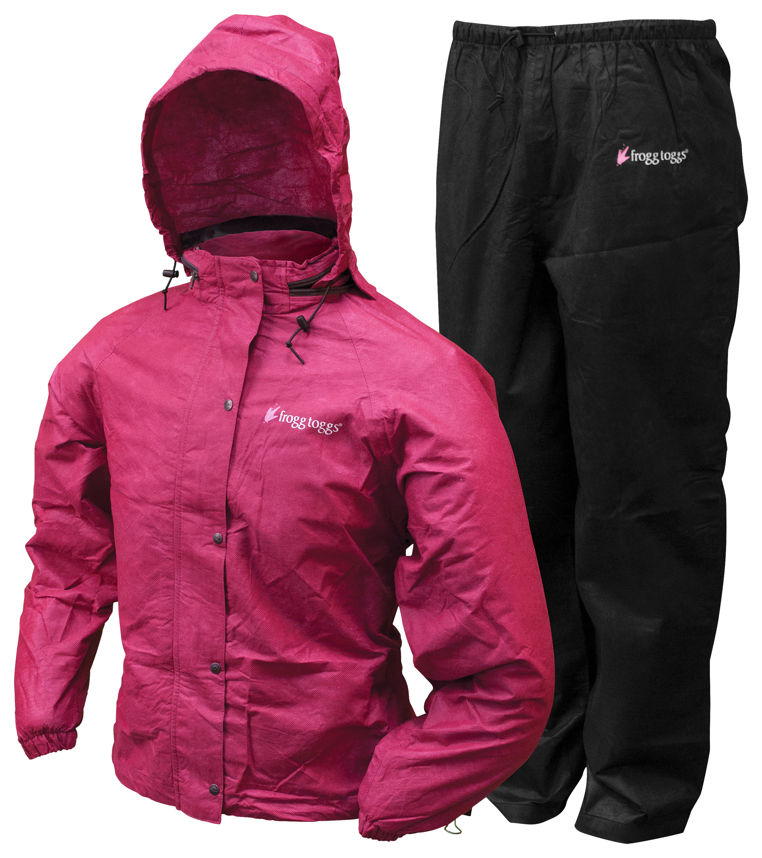 frogg toggs All-Purpose Rain Suit - Black Cherry/Black - XL - 100786985-2858488 - Clothing Take rainproof protection anywhere you roam with t sku 100786985-2858488