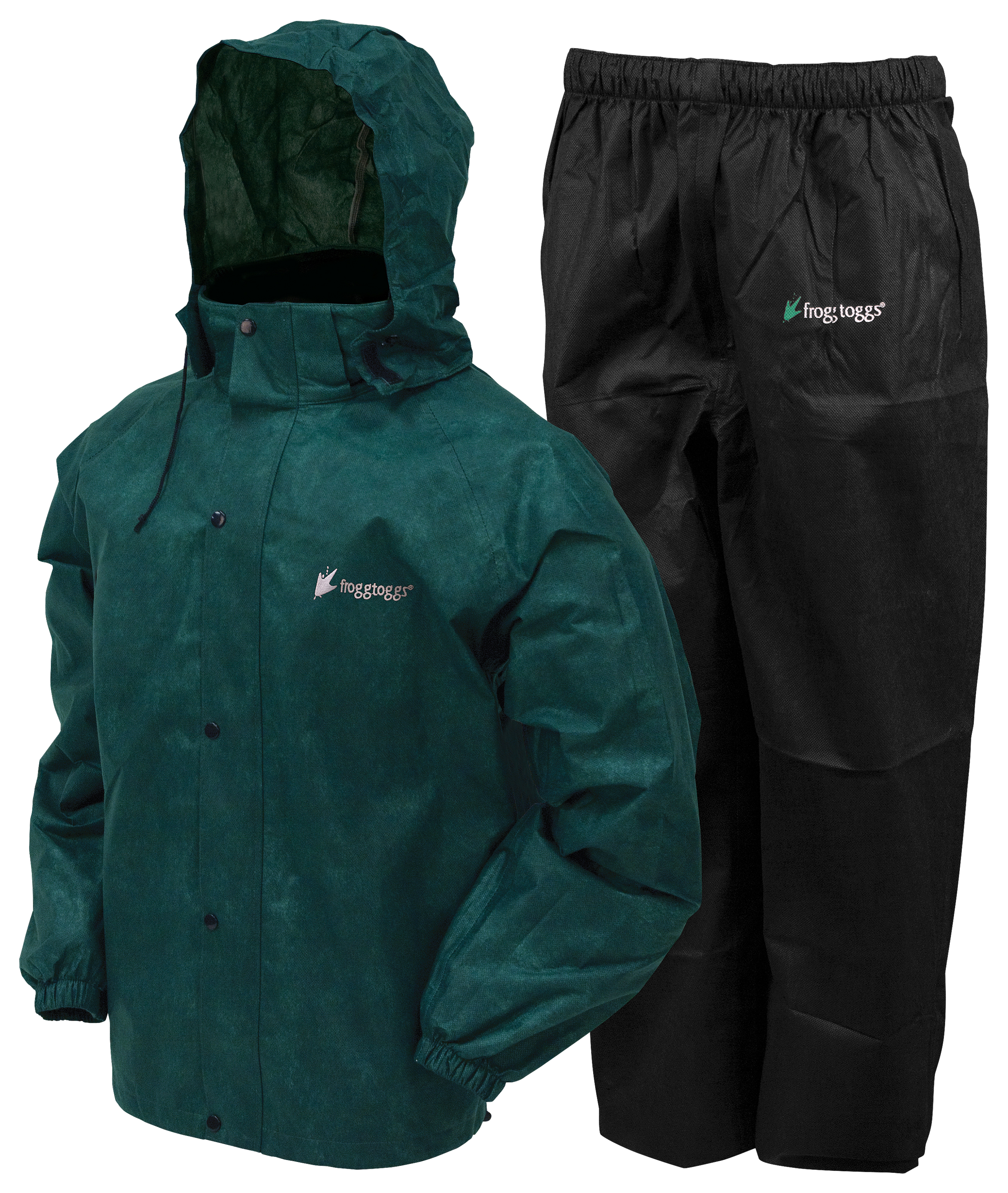 Frogg Toggs All-Sport Rain Suit for Men - Dark Green/Black - 2XL