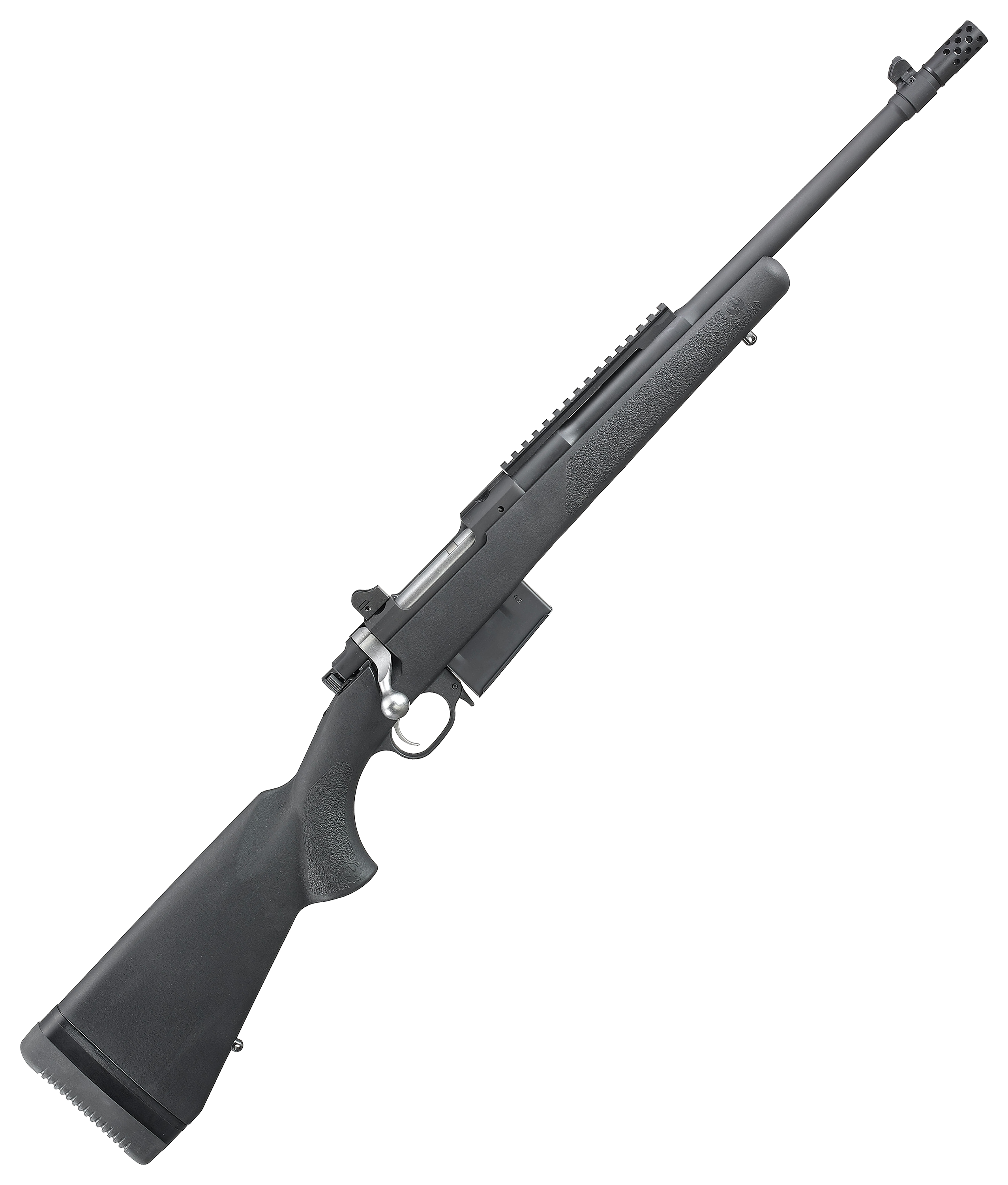 Image of Ruger Gunsite Scout Bolt-Action Rifle with Synthetic Black Stock