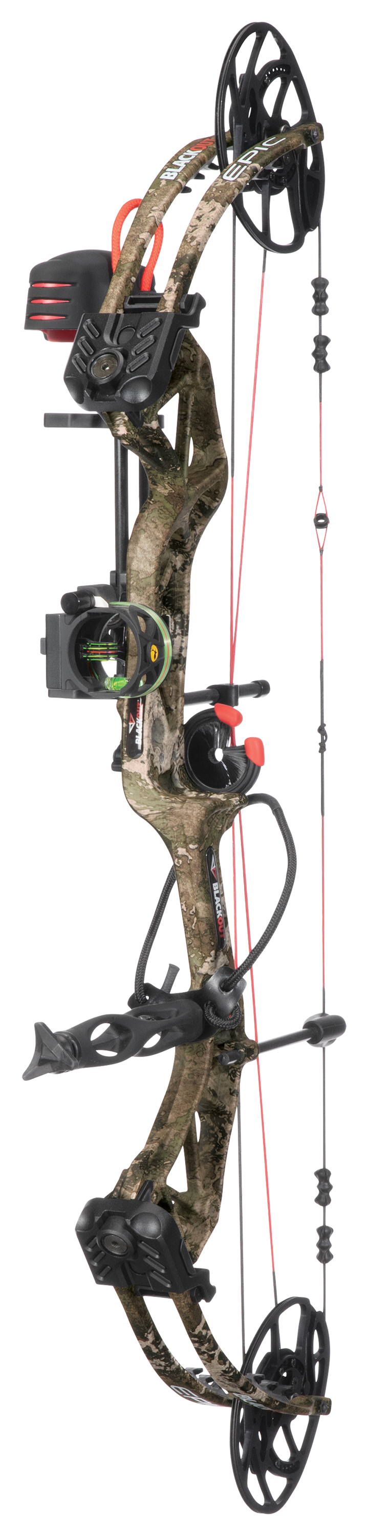 BlackOut Epic Compound Bow Package - 45-60 lbs. - Left Hand - TrueTimber Strata