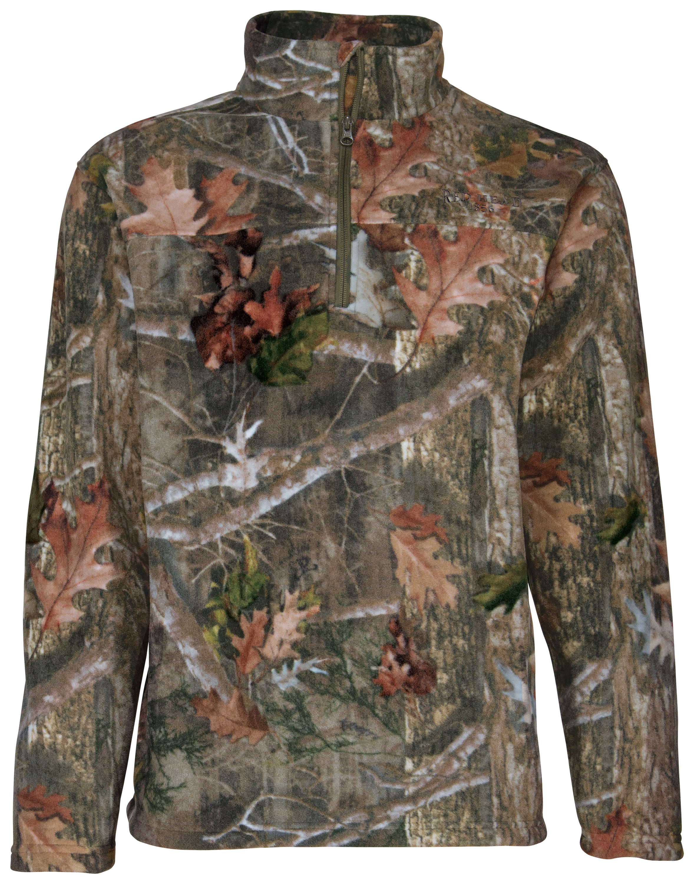 RedHead Fleece Quarter-Zip Long-Sleeve Pullover for Men - TrueTimber Kanati