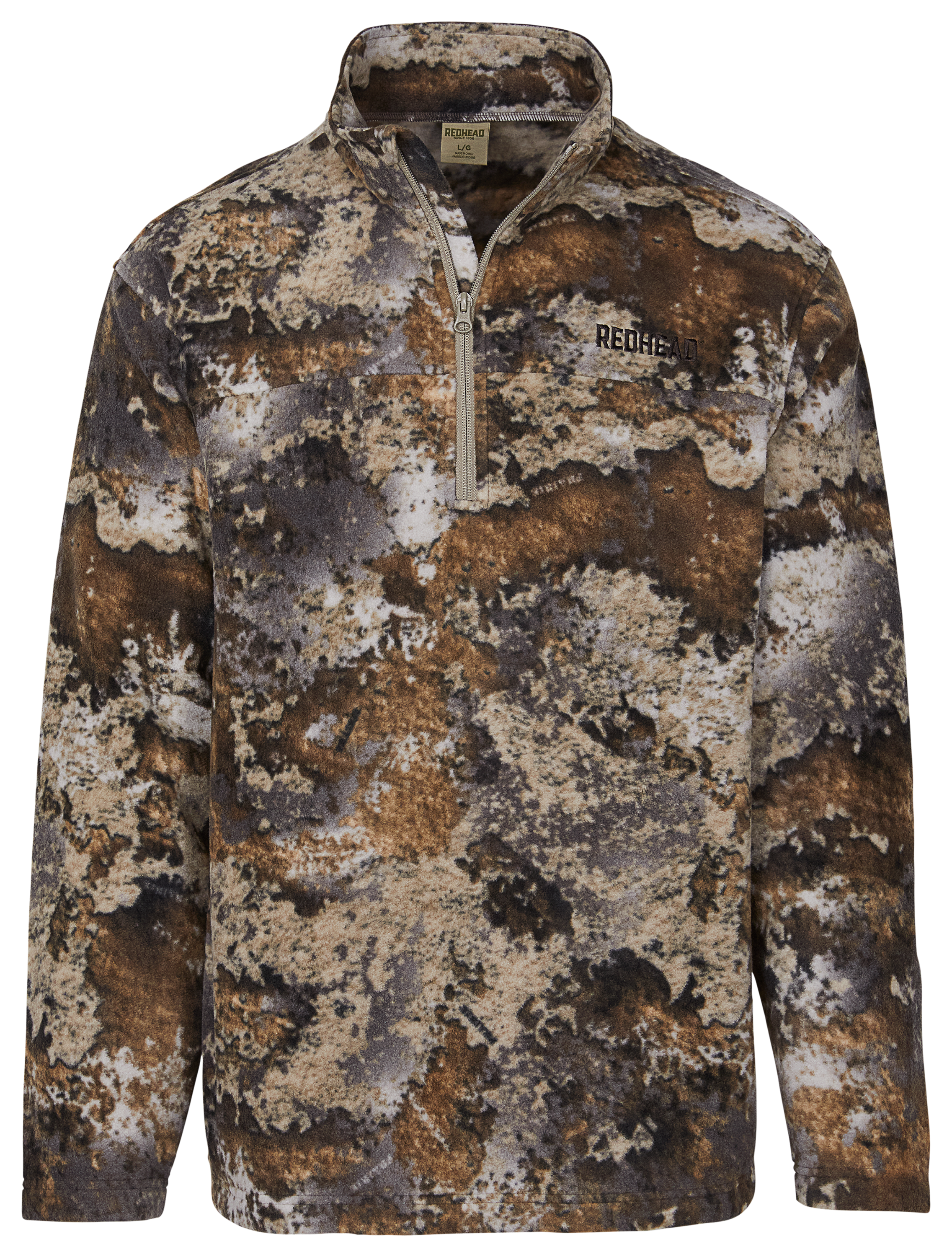 RedHead Fleece Quarter-Zip Long-Sleeve Pullover for Men - TrueTimber Prairi - 100790206-2861389 - Hunting Clothing Extra-soft brushed fleece makes our RedHead® Flee sku 100790206-2861389