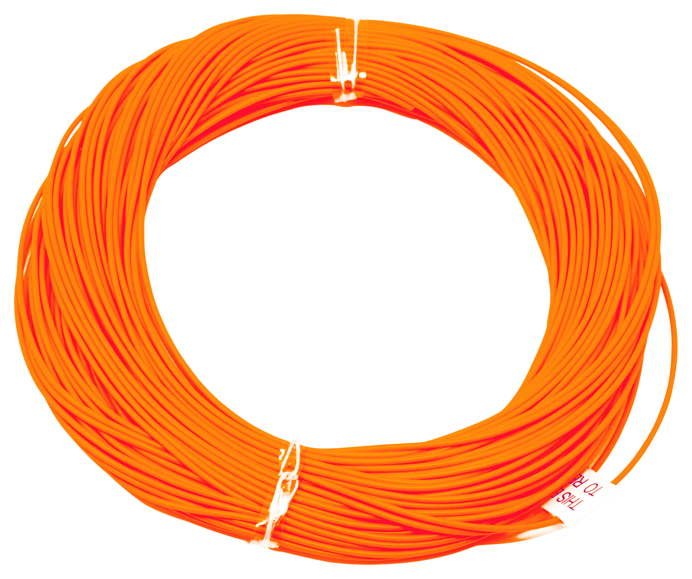 Clam Rattle Reel Line - Orange