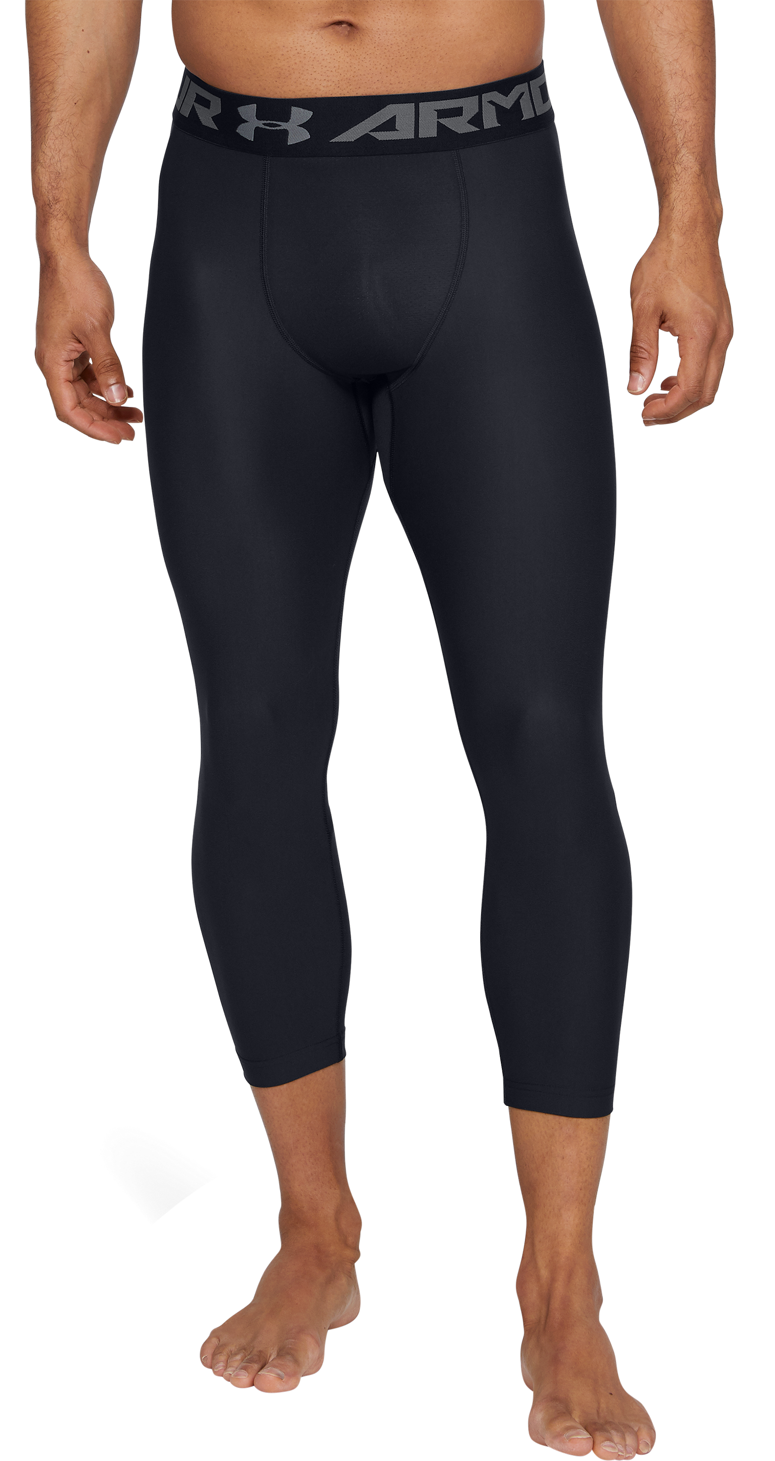 Under Armour HeatGear Armour Compression Three-Quarter Leggings for Men - B