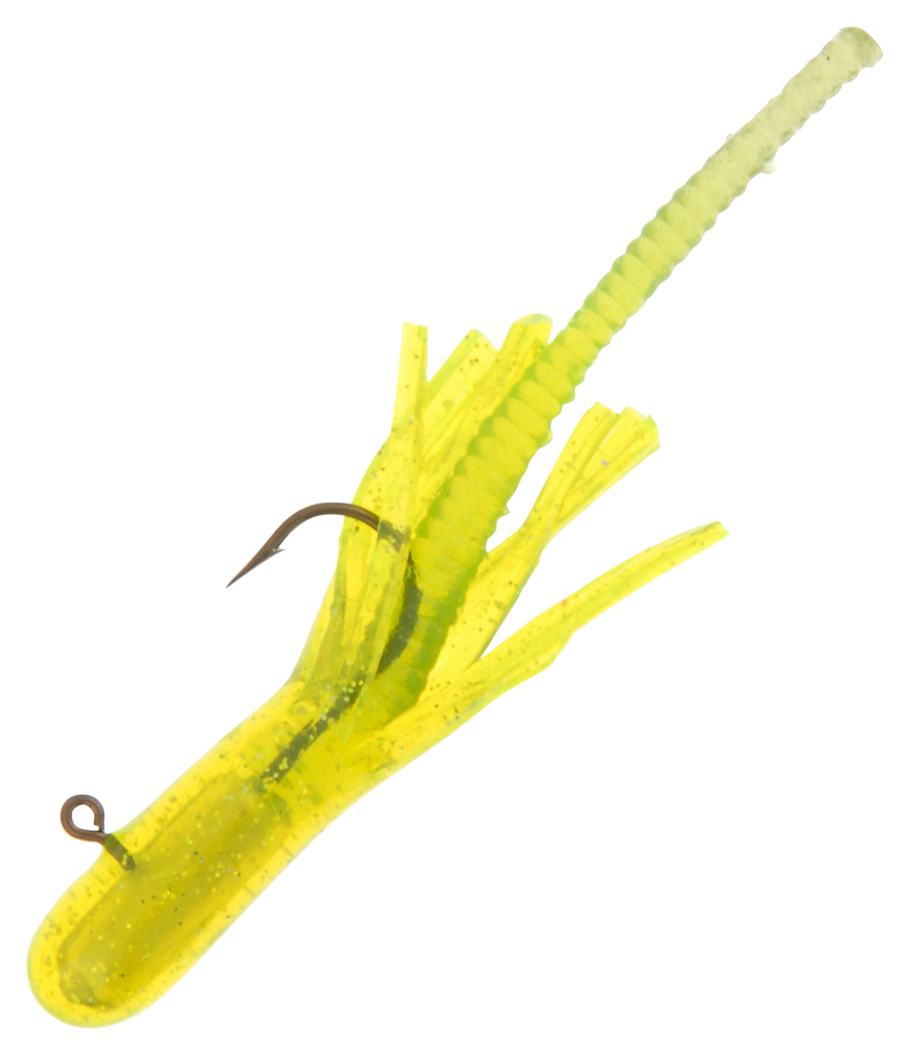Berkley PowerBait Pre-Rigged Atomic Teaser Jig - 1/16 oz. - Chartreuse/Silv