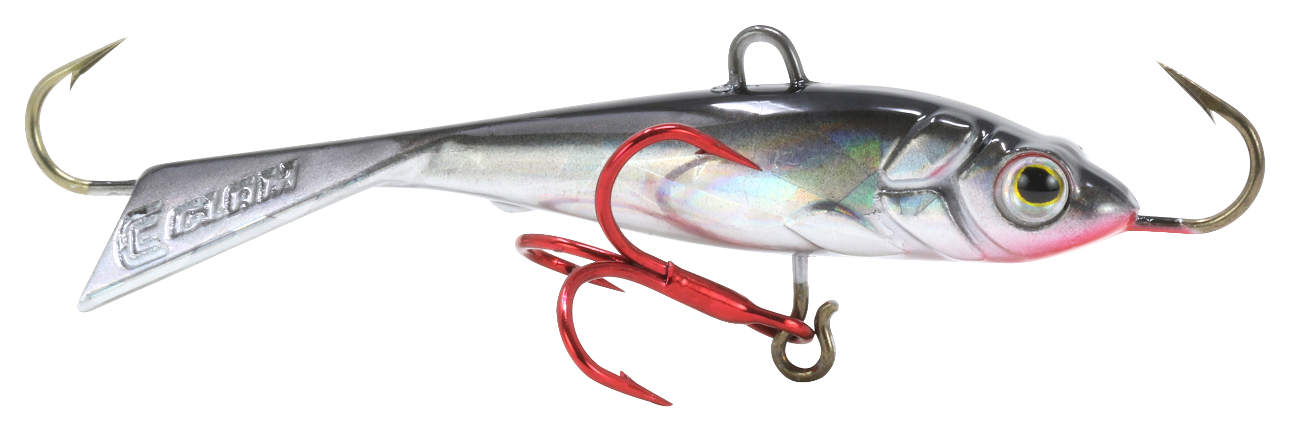 Clam Tikka Mino - #14 - 1/8 oz. - Silver/Black