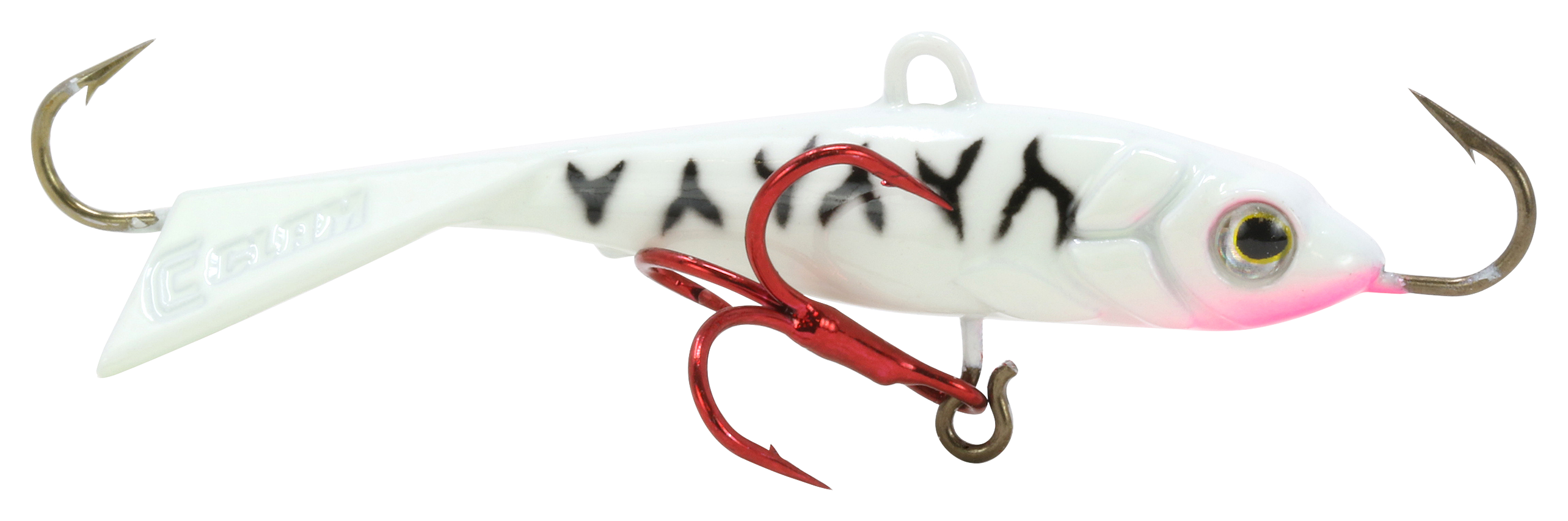 Clam Tikka Mino  - #14 - 1/8 oz. - Glow Tiger - 100791858-2863198 - Fishing The Clam Tikka Mino™ is ideal for vertical prese sku 100791858-2863198