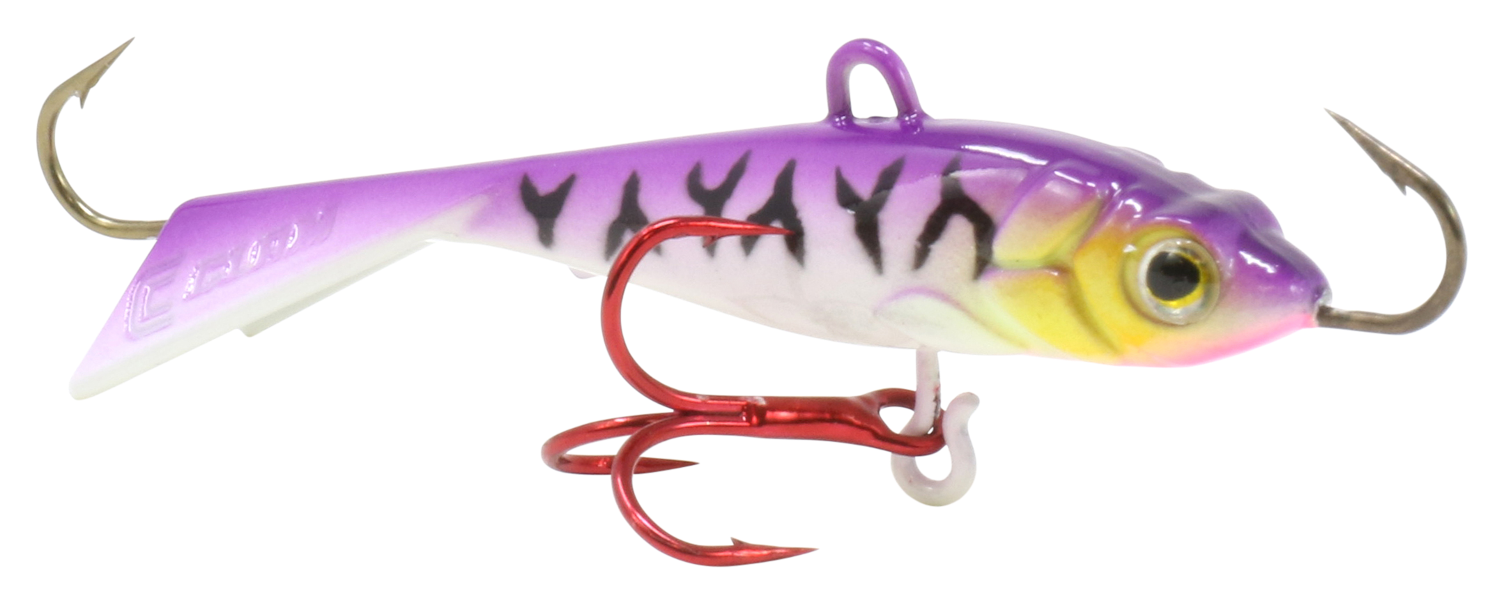 Clam Tikka Mino - #8 - 5/8 oz. - Glow Purple Tiger - 100791858-2863240 - Fishing The Clam Tikka Mino™ is ideal for vertical prese sku 100791858-2863240