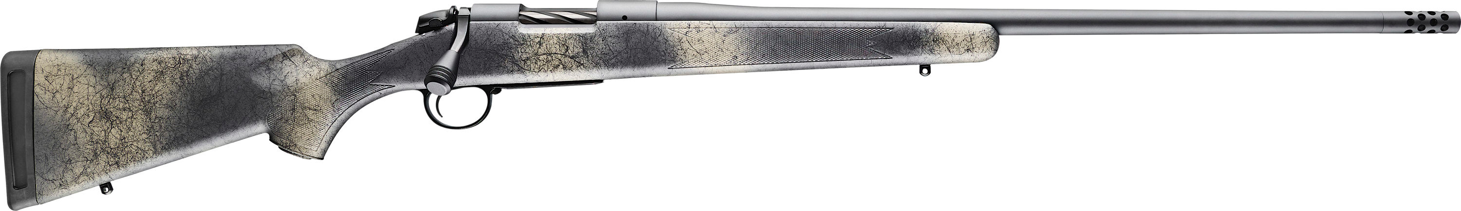 Bergara B14 Wilderness Ridge BoltAction Rifle  300 Winchester Magnum  24  Synthetic Black SoftTouch  3