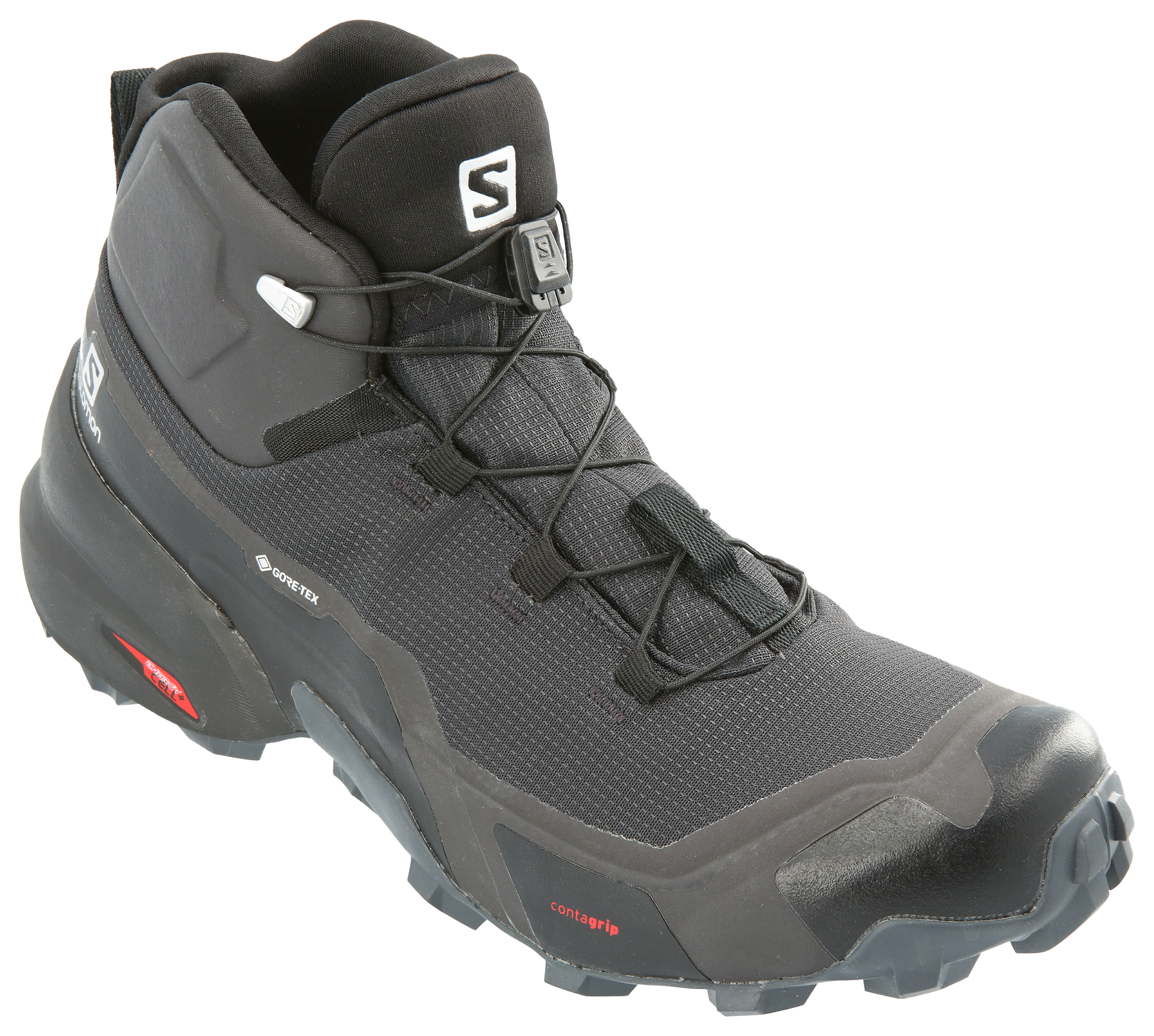 Salomon Cross Hike GORE-TEX Mid Hiking Boots for Men - Black - 8.5M