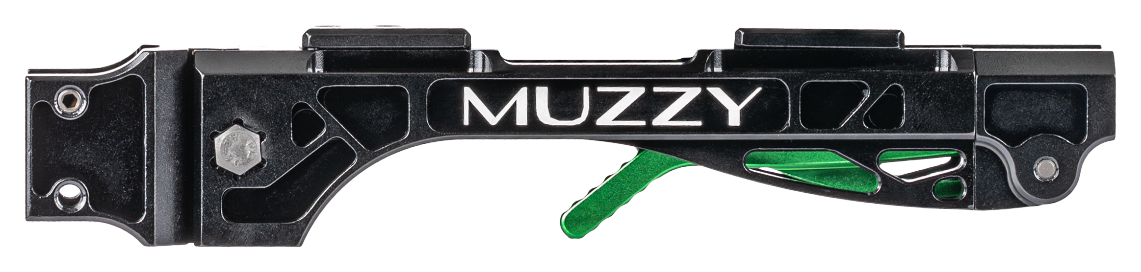 Muzzy Bowfishing LV-R Reel Seat Black And Green - Mike's Archery