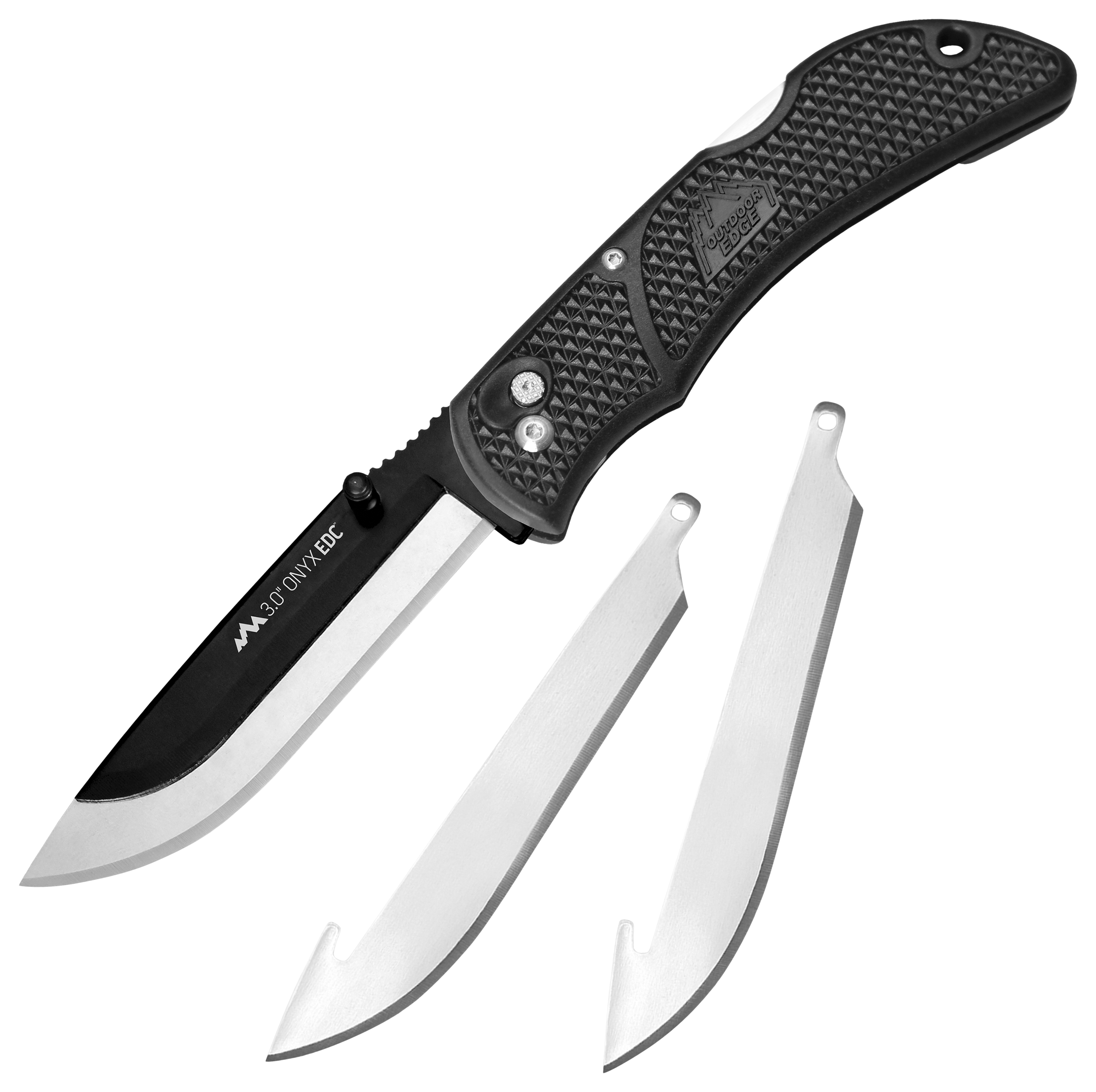 Outdoor Edge Onyx EDC Replaceable Blade Folding Knife - 3  