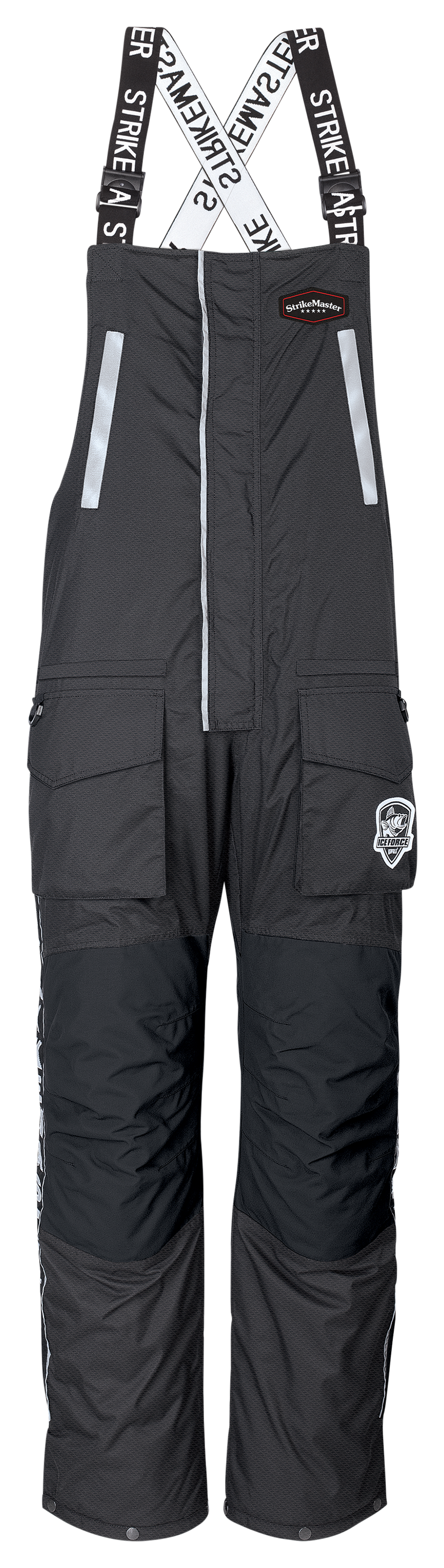 StrikeMaster Pro Bibs for Men - Black Ice - 3XL