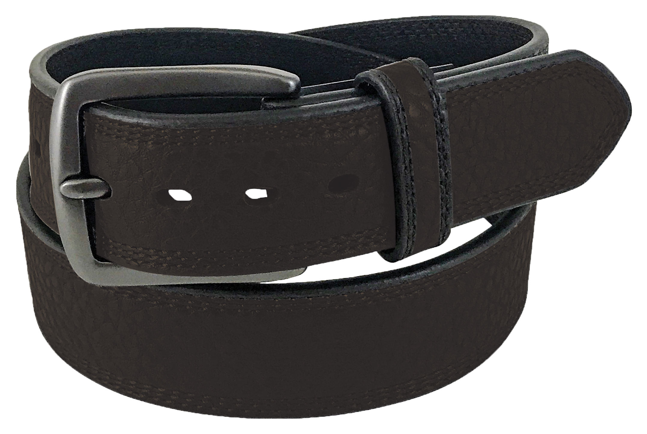 REDHEAD 38mm Pebbled Genuine Leather Belt for Men