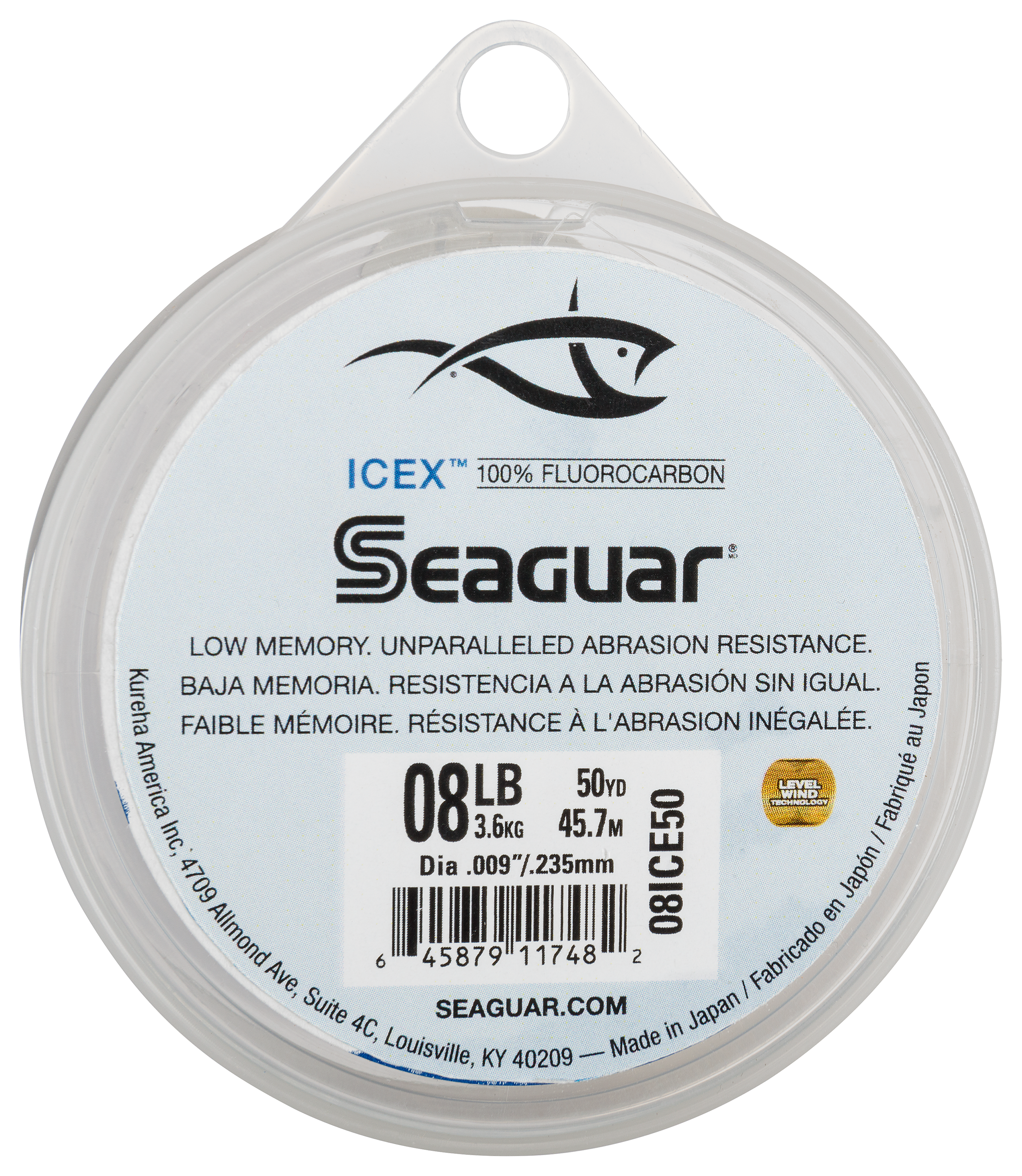 IceX- Seaguar Fluorcarbon Fishing Line Built for Cold Water