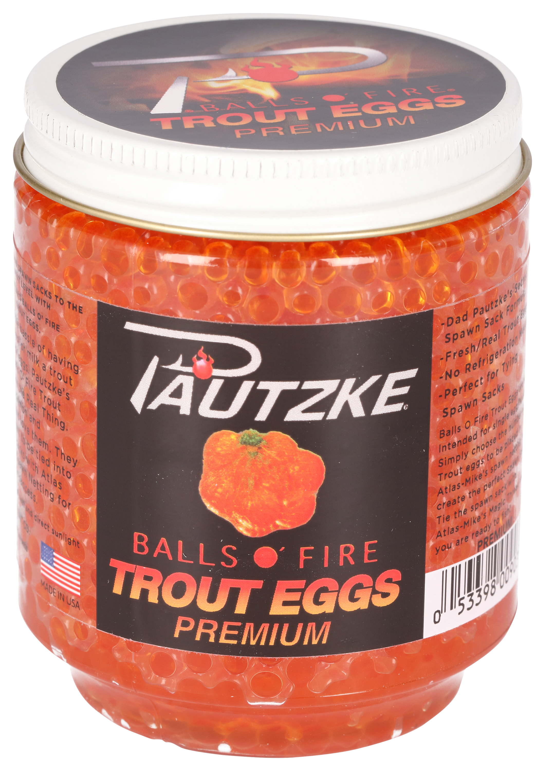 Pautzke Bait Co. Premium Balls O' Fire Trout Eggs #PTRT/PREM - Al