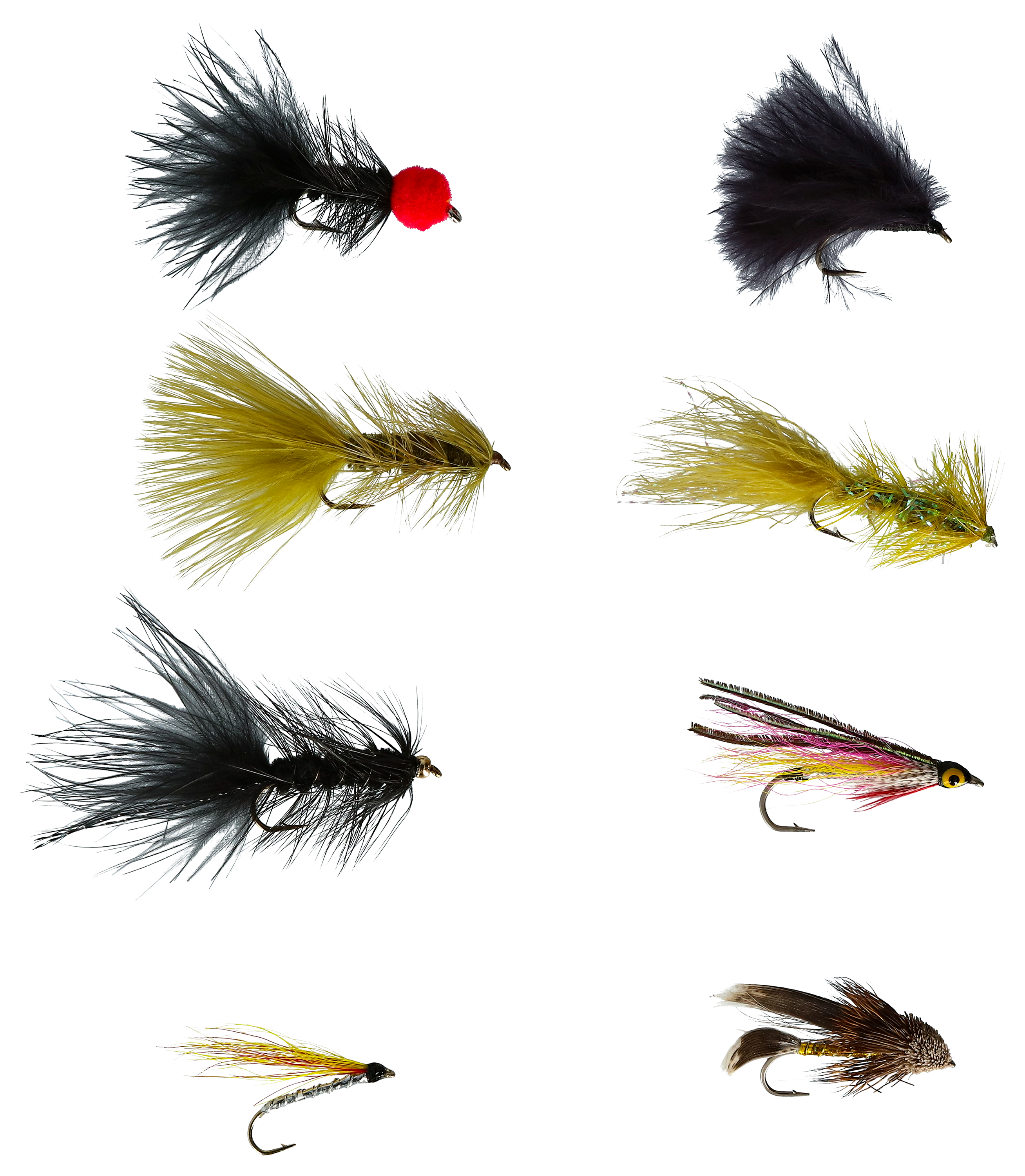 Perfect Hatch 8-Pack Grab N  Go Streamer Fly Assortment
