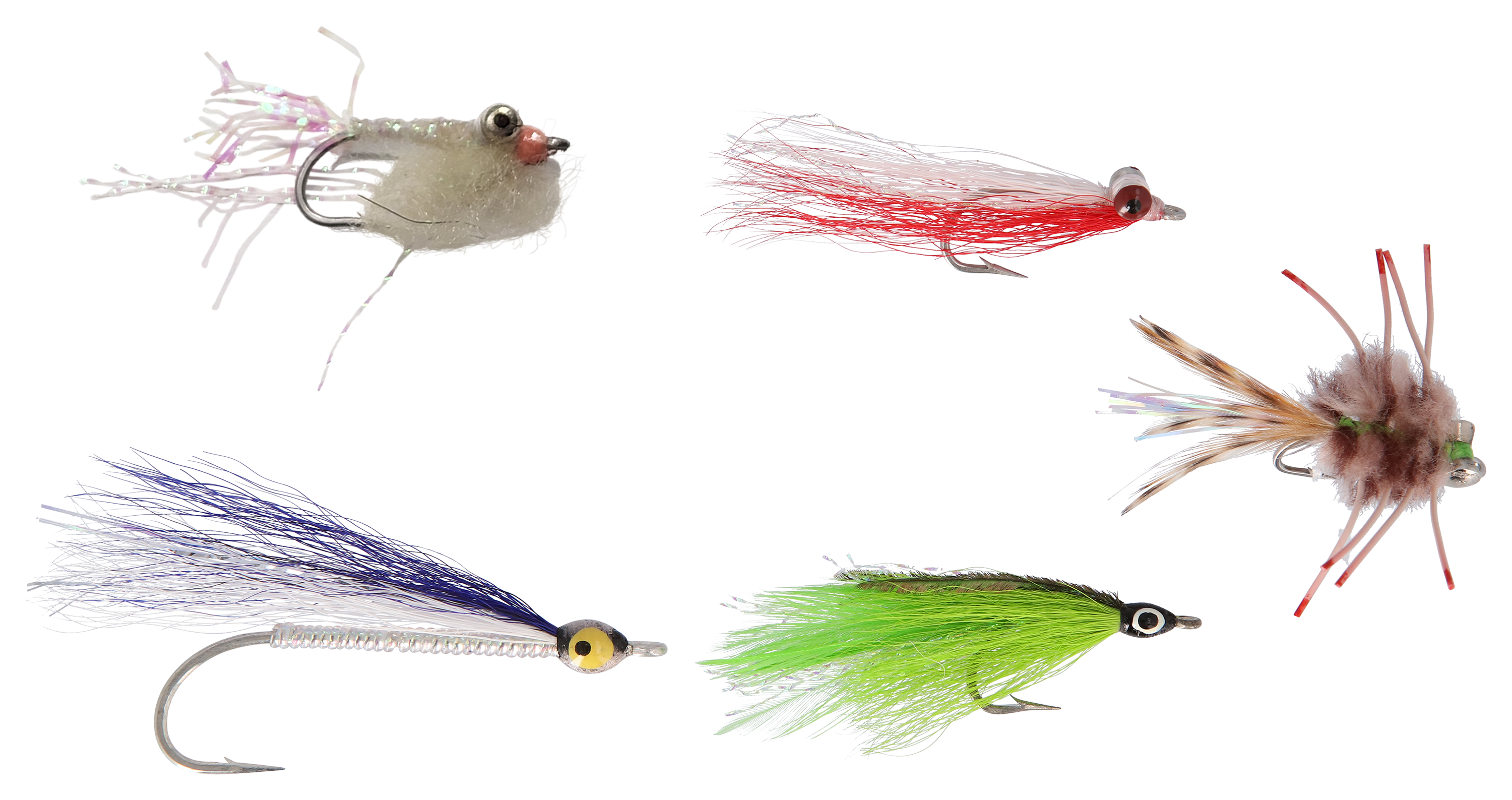 Perfect Hatch Premium 5-Pack Saltwater Fly Assortment