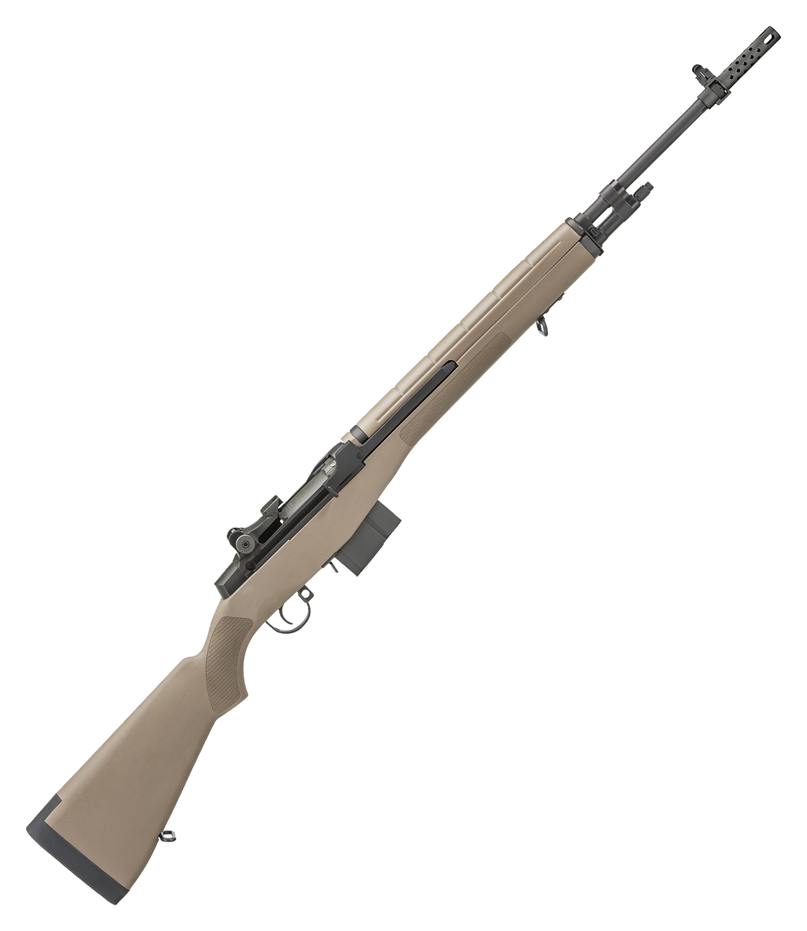 Image of Springfield Armory M1A Standard Issue Semi-Auto Rifle in Desert FDE