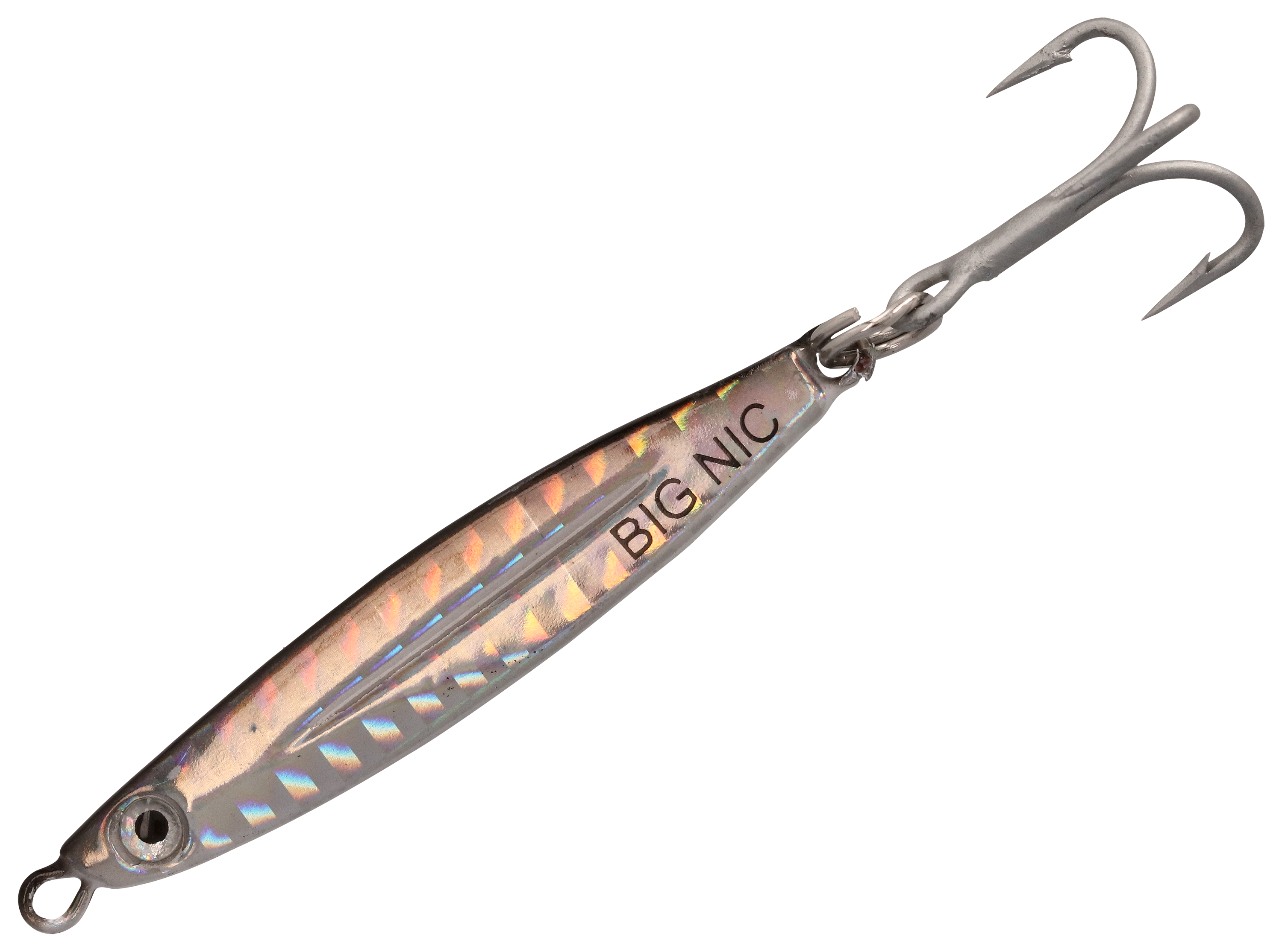 Image of Big Nic Fishing Spanish Candy Jig - Black/Glow Belly - 3/4 oz.