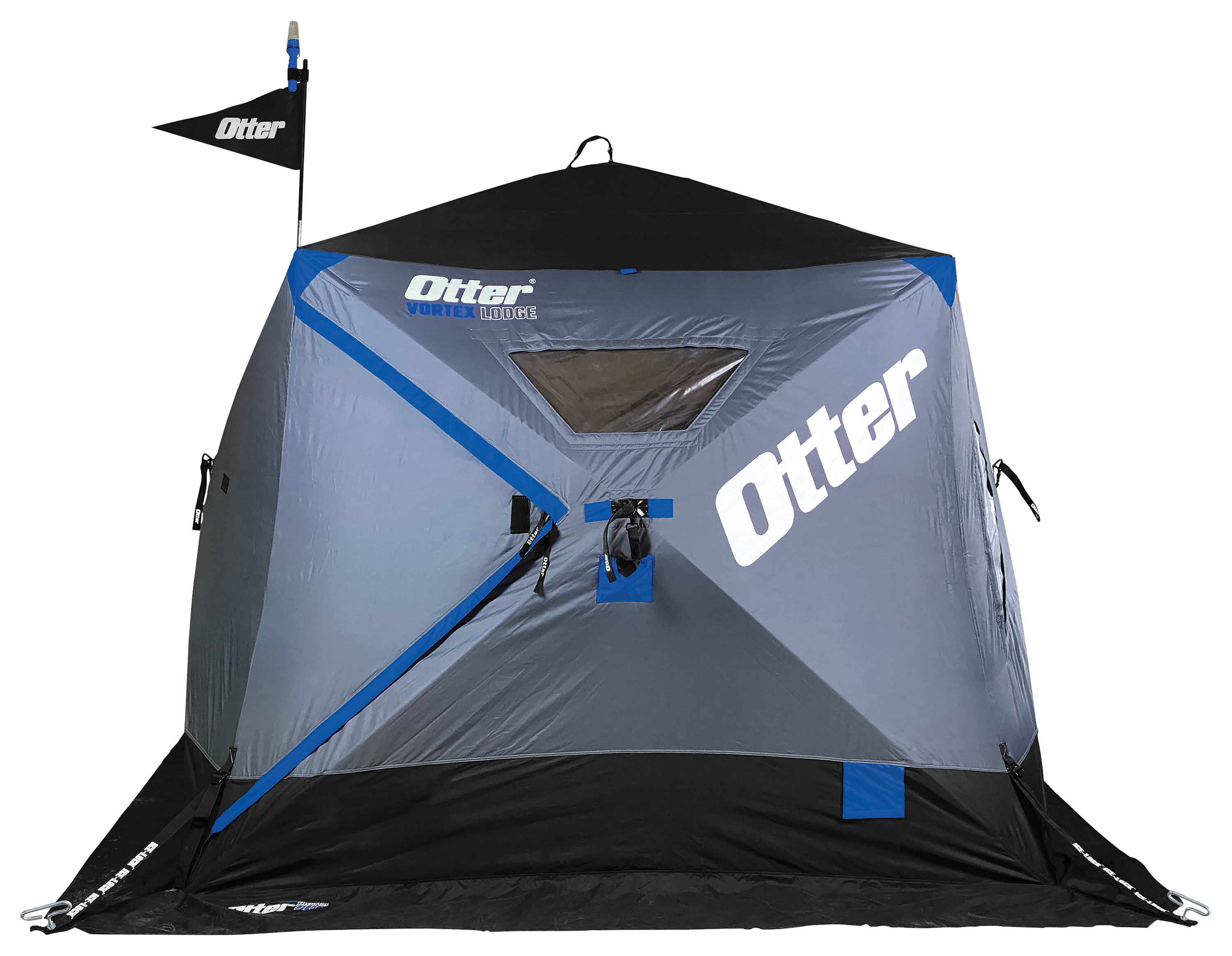 Otter Vortex ProLodge and Otter Vortex Resort Insulated Hub Ice Shelter On- Ice Overview 