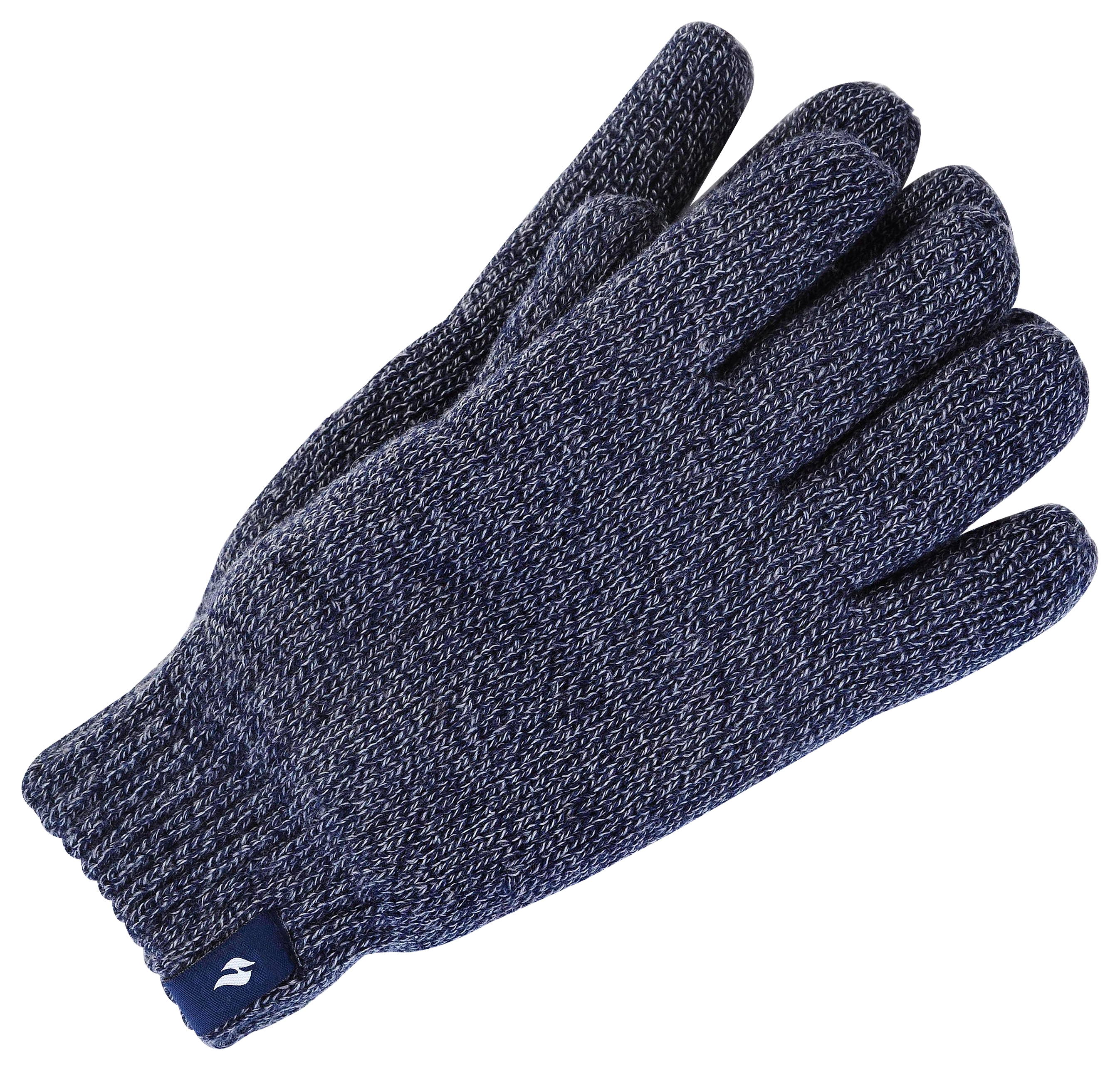 Image of Heat Holders Nevis Flat Knit Gloves for Men - Navy - M/L