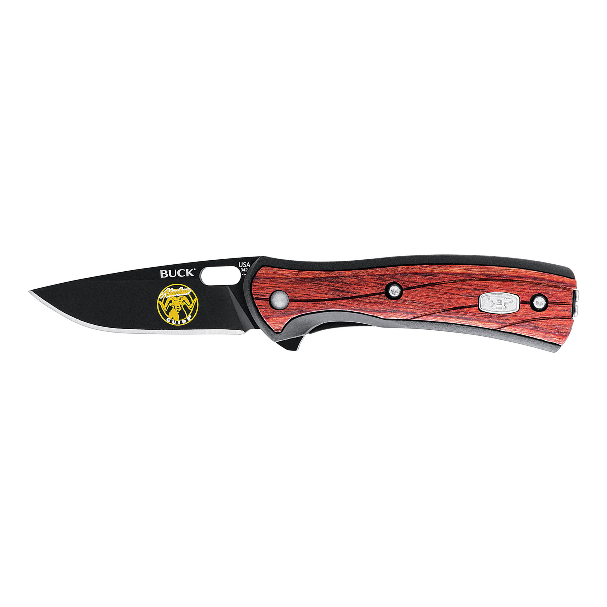 Image of Cabela's Alaskan Guide Series Vantage Folding Knife with Cerakote Finish by Buck Knives