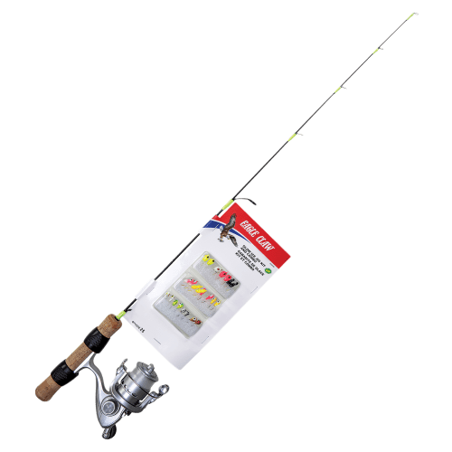 Eagle Claw Ice Spinning Combo with Jig Kit