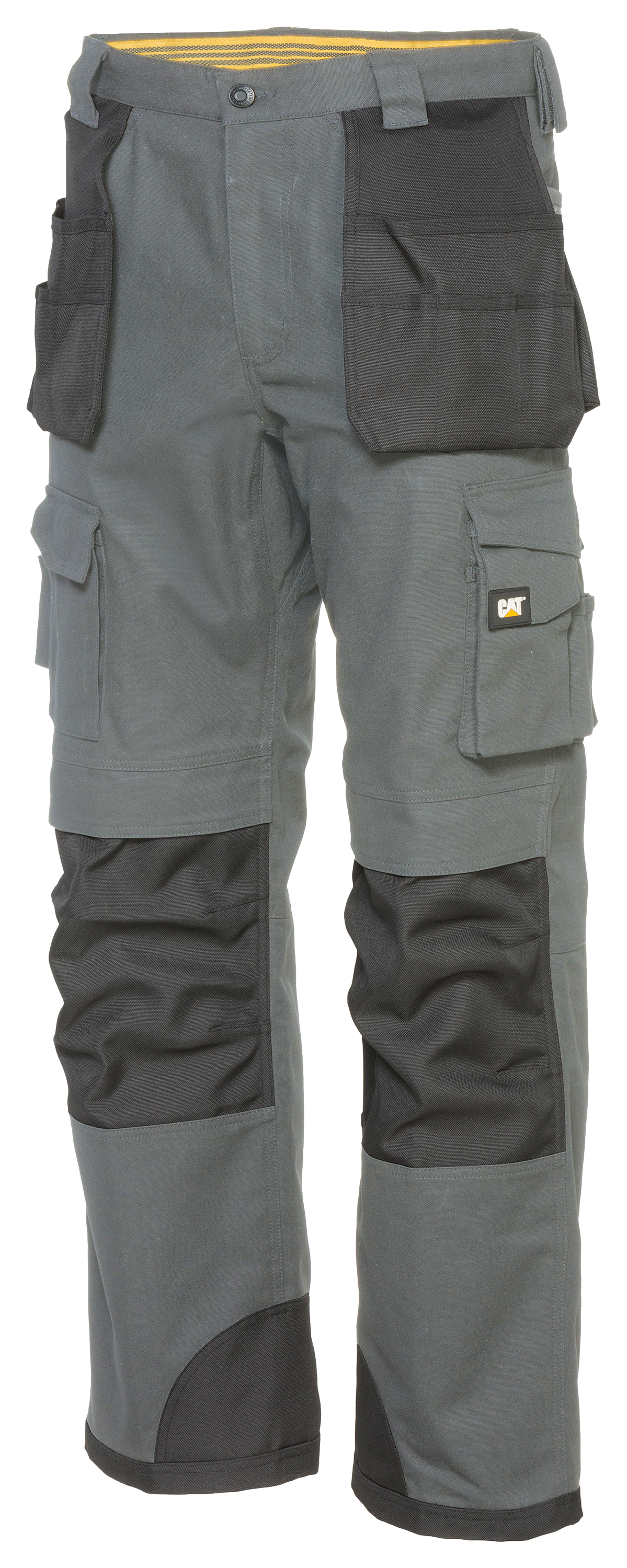 Image of CAT Workwear Trademark Pants for Men - Grey/Black - 28x34