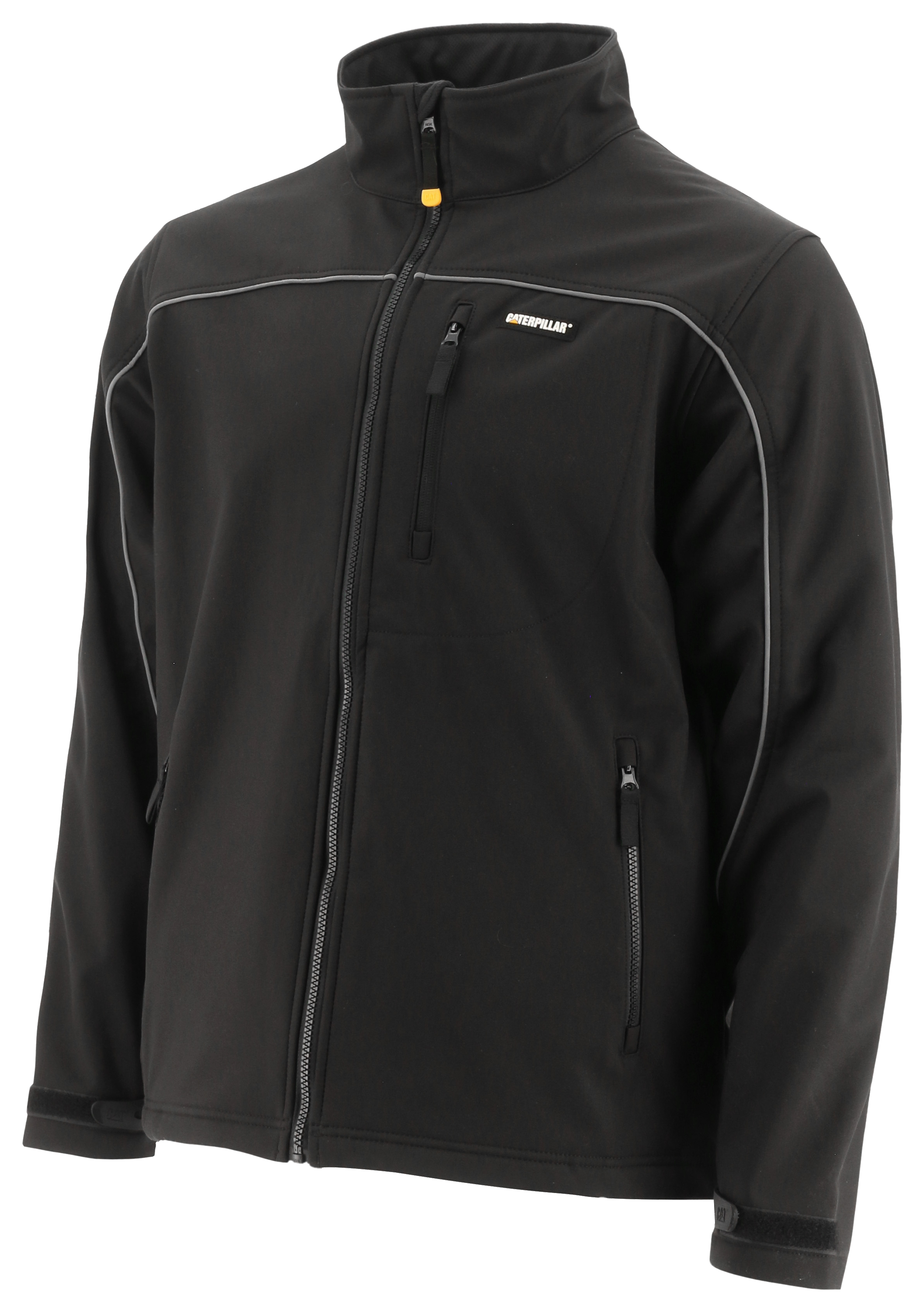 Image of CAT Workwear Soft Shell Jacket for Men - Black - 3XL