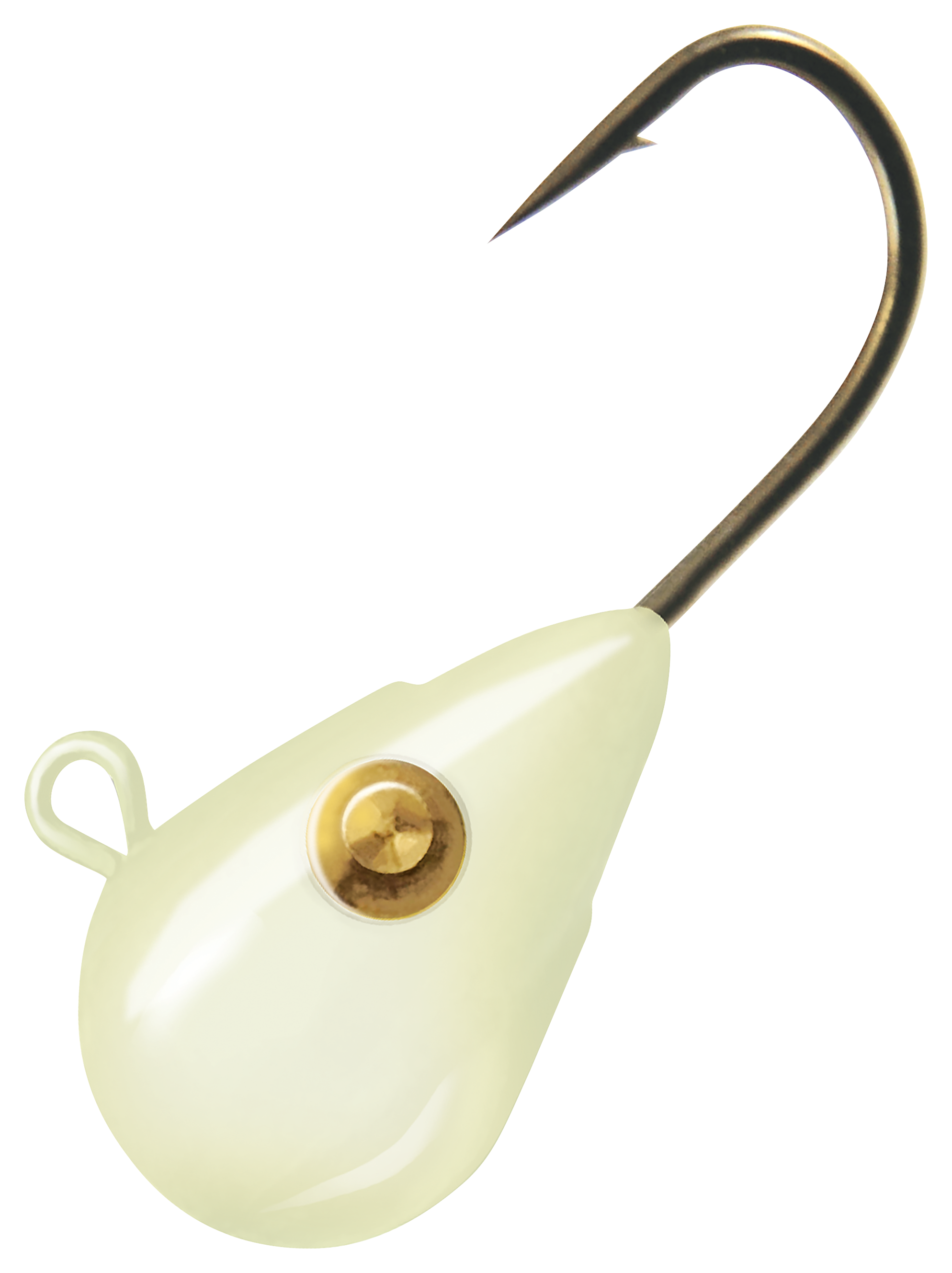 Image of Acme Tungsten Pendu Ice Jig - #10 3/32 oz. - Glow