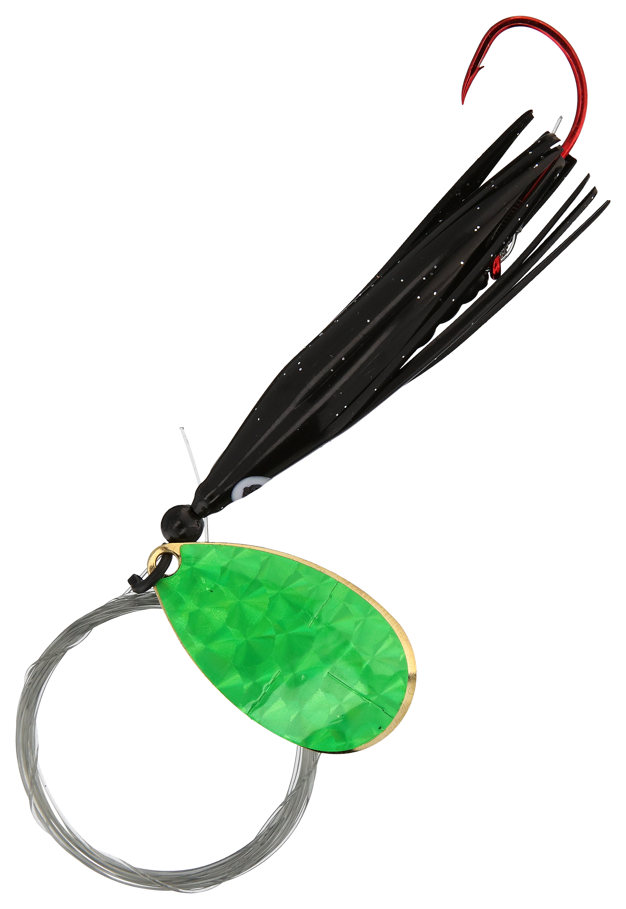 Image of Wicked Lures Rig - Black/Green