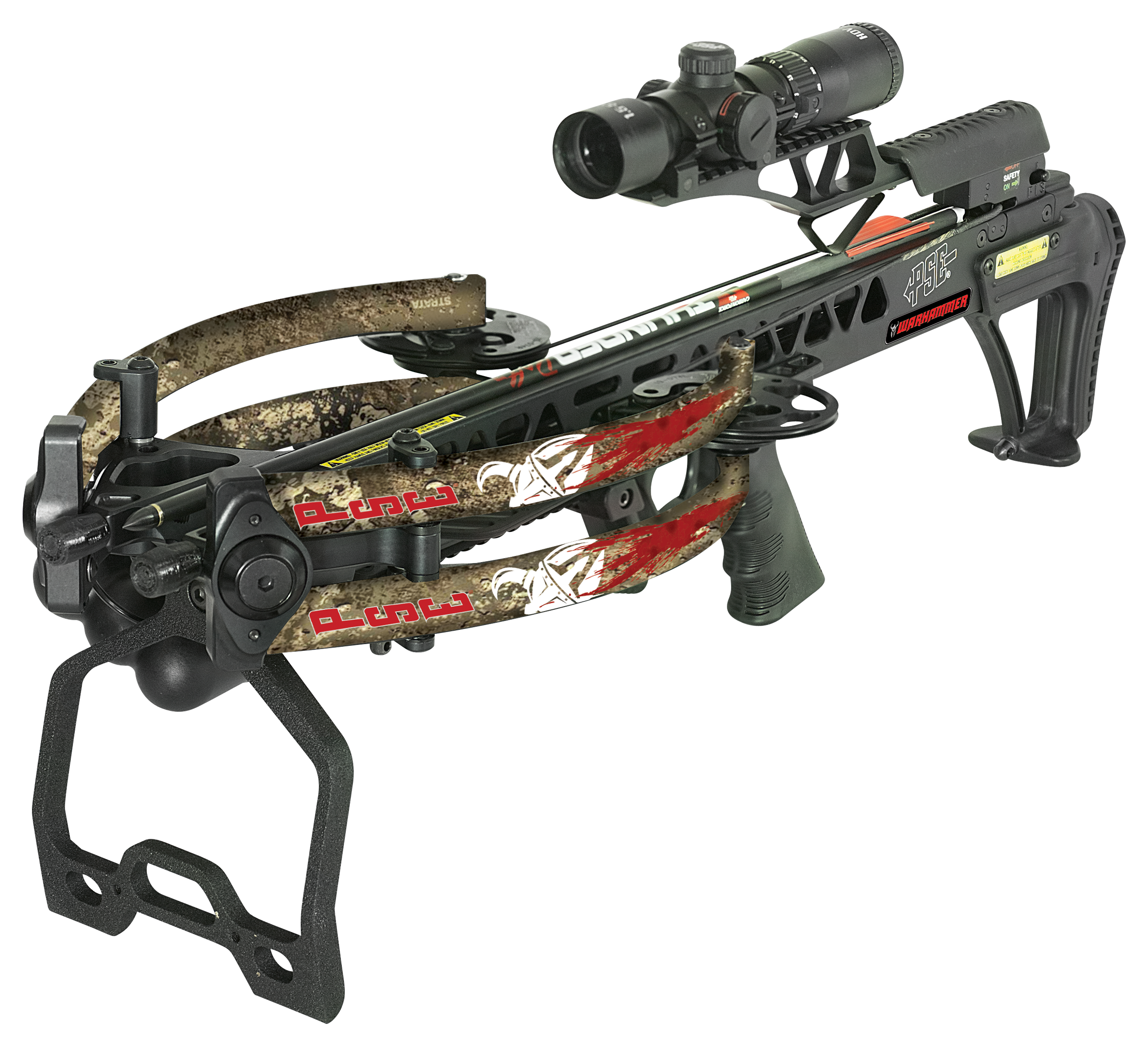 PSE Archery WarHammer Crossbow Package with Crank Cocking Device