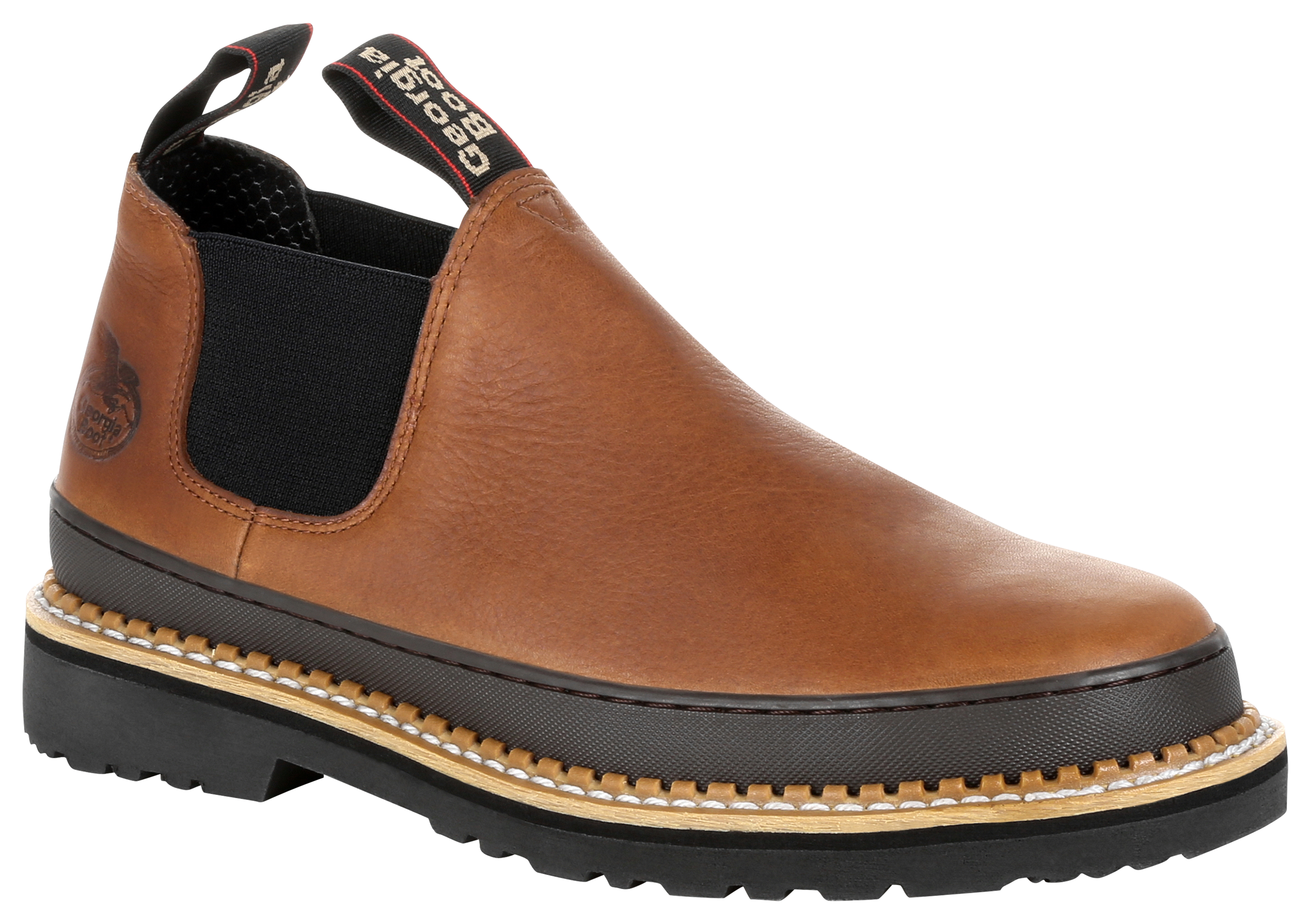 Georgia Boot Giant Revamp Romeo Work Shoes for Men - Brown - 10.5M