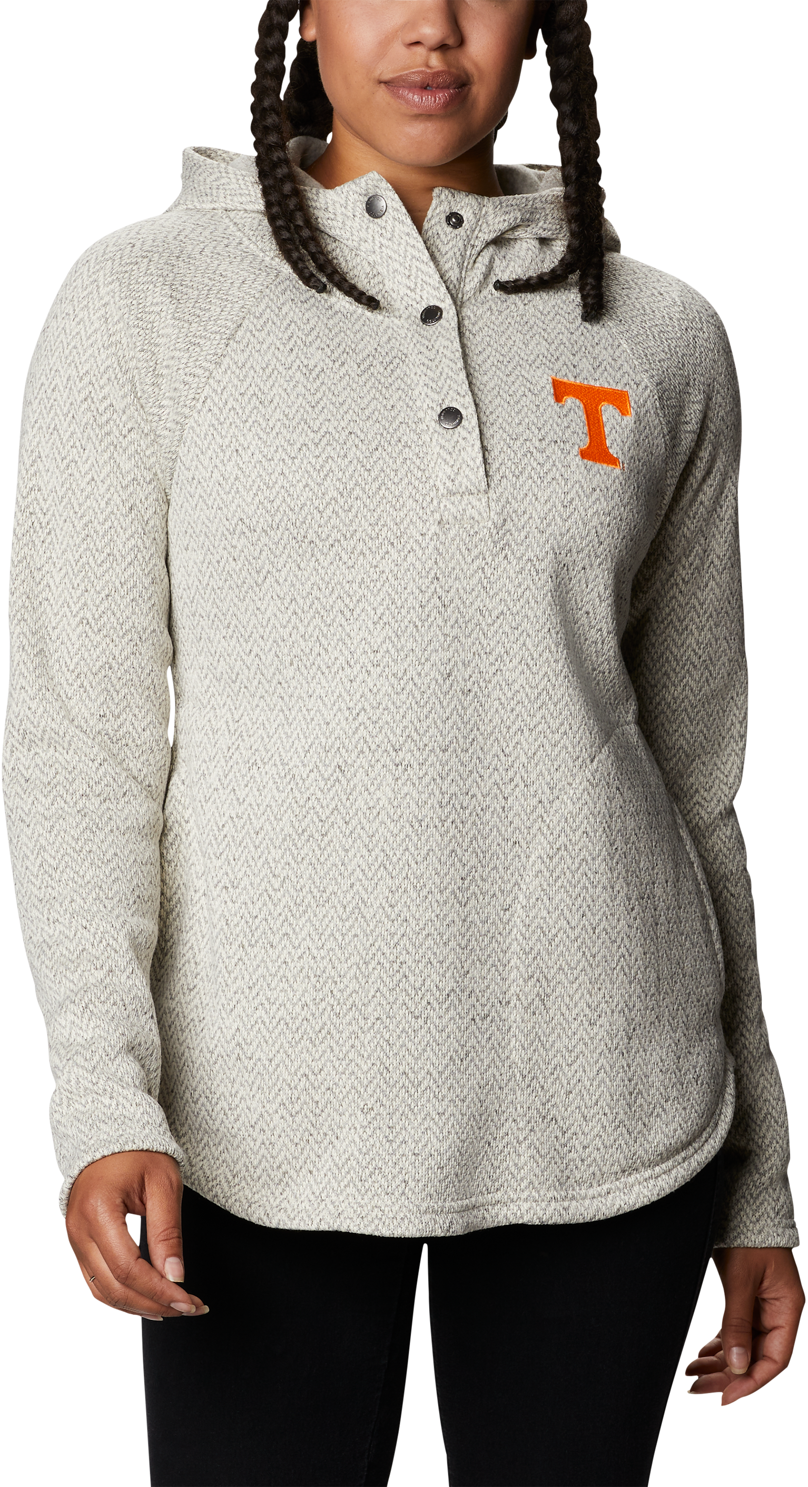 Columbia Collegiate Darling Days Long-Sleeve Pullover for Ladies - University of Tennessee/Chalk - M