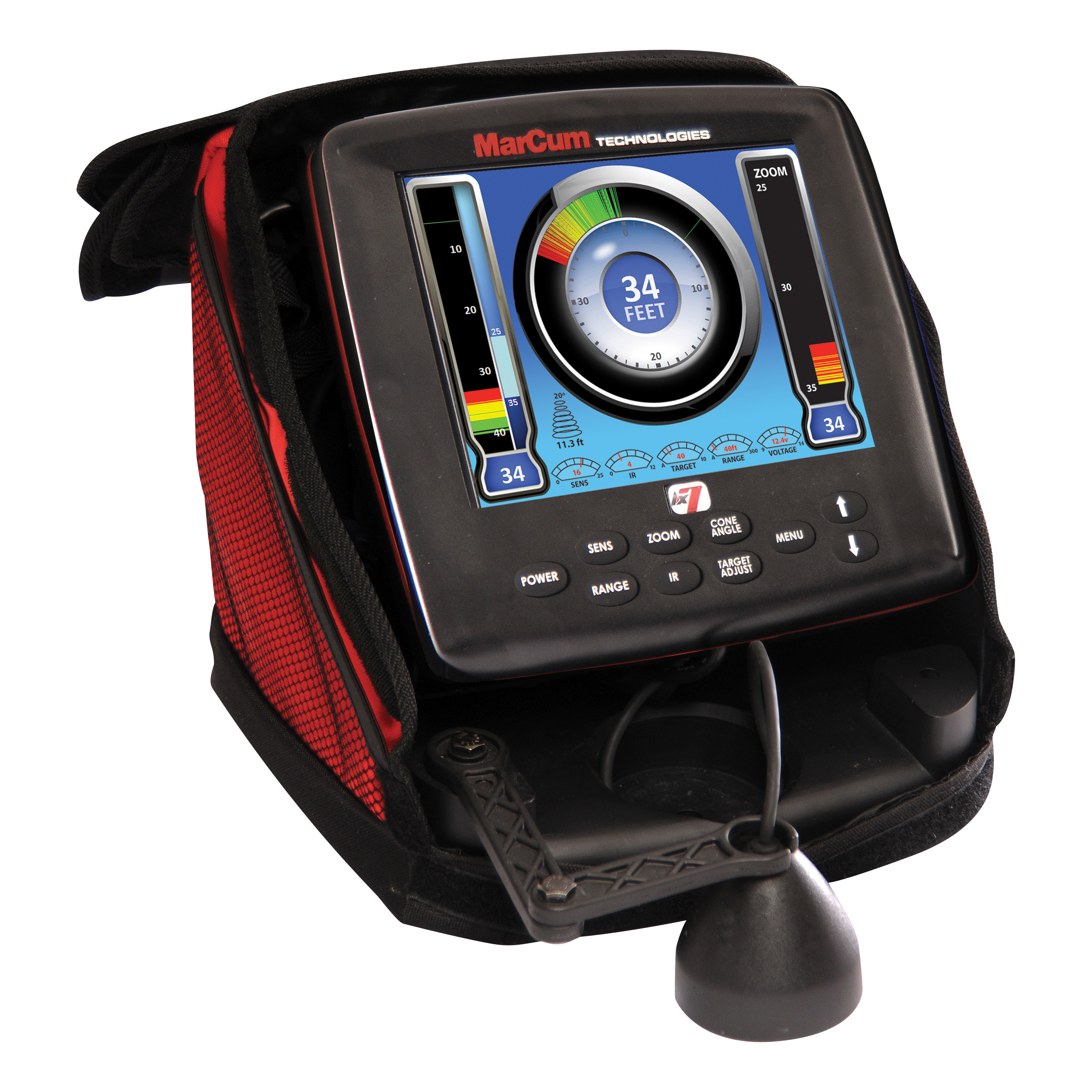 MarCum LX-7L Lithium LiFePO4 Digital Ice-Fishing Sonar Fish Finder
