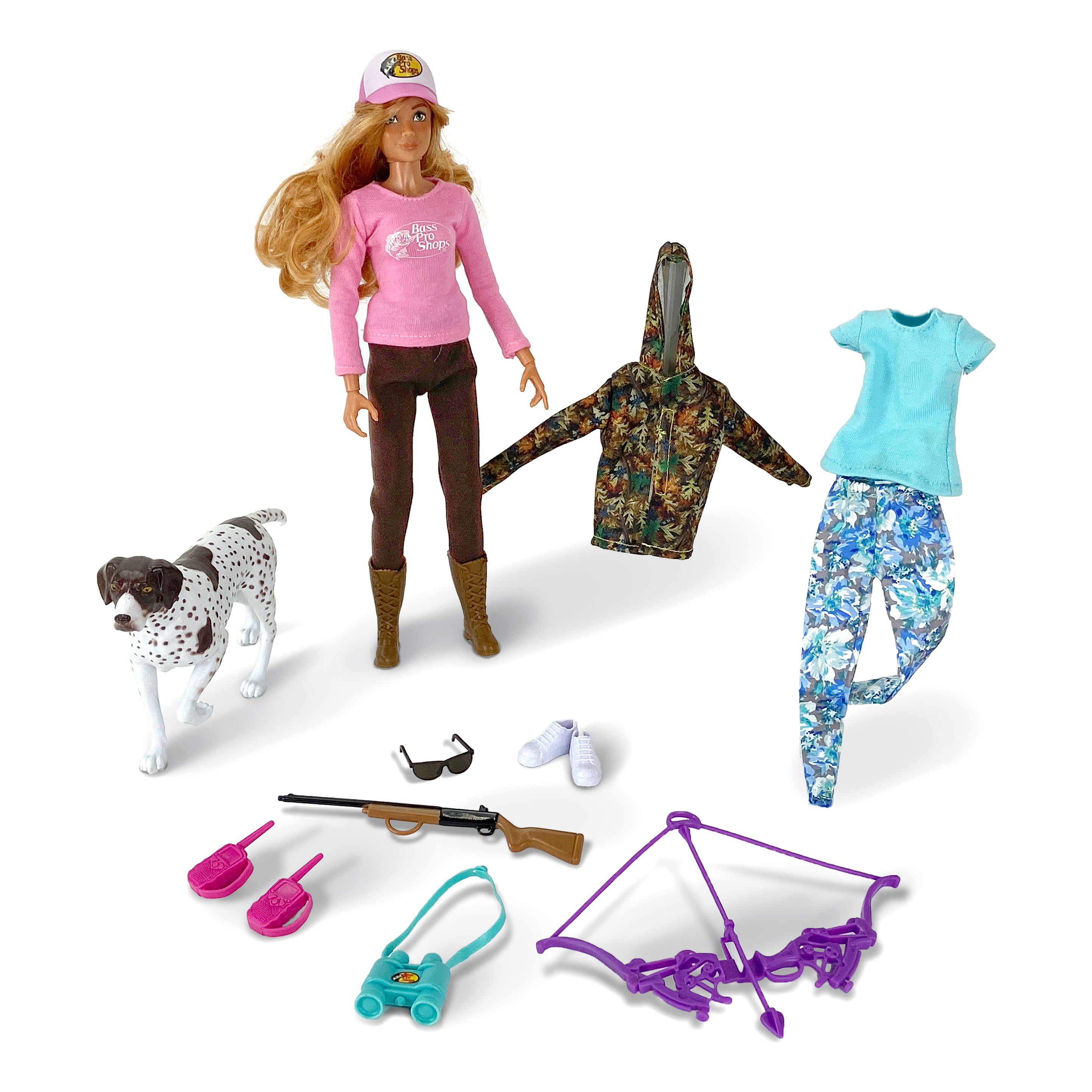 BASS PRO SHOPS Hunting Doll Play Set for Kids