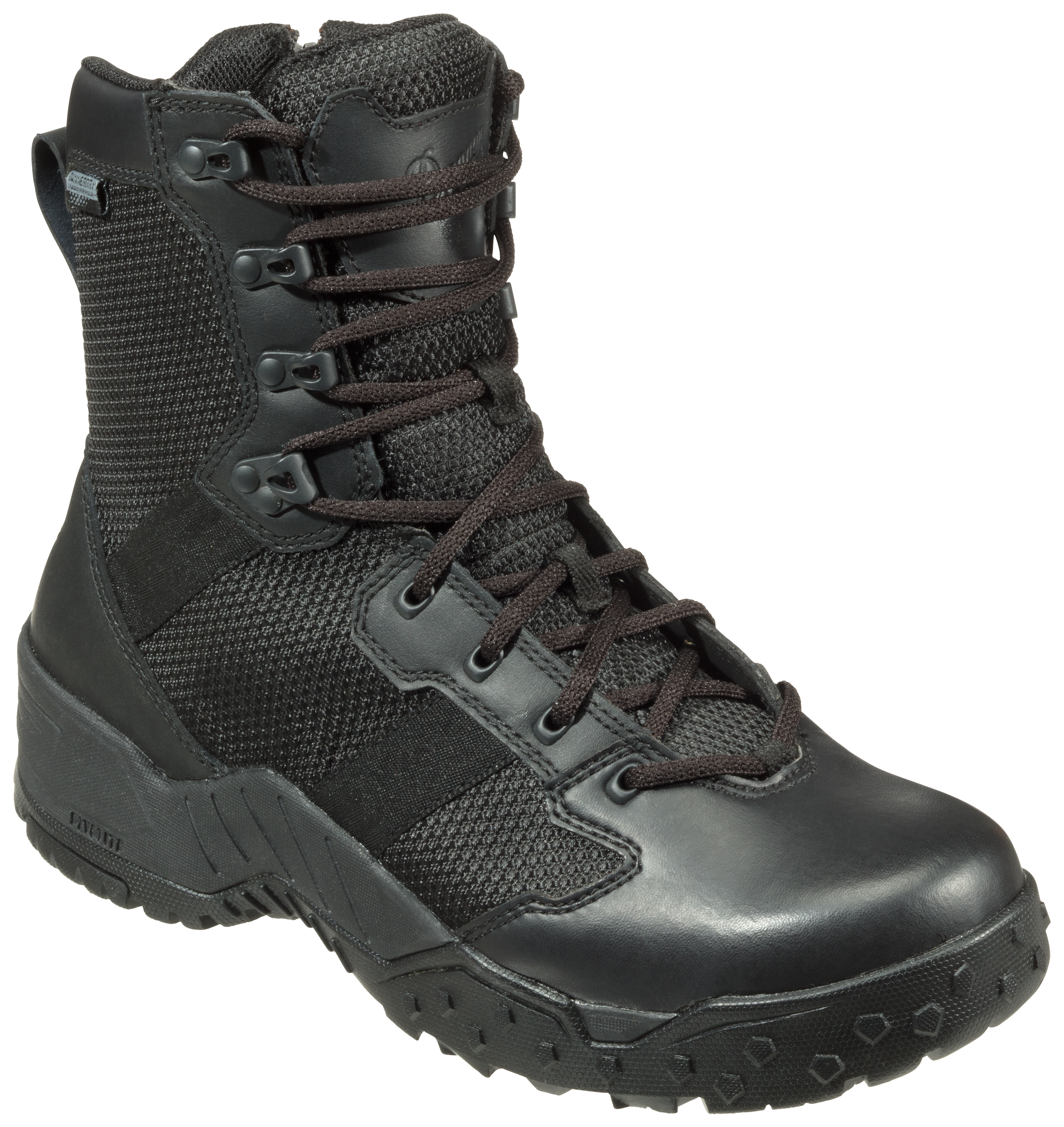 Image of Danner Scorch 8'' Waterproof Side-Zip Tactical Duty Boots for Men - Black - 6.5M