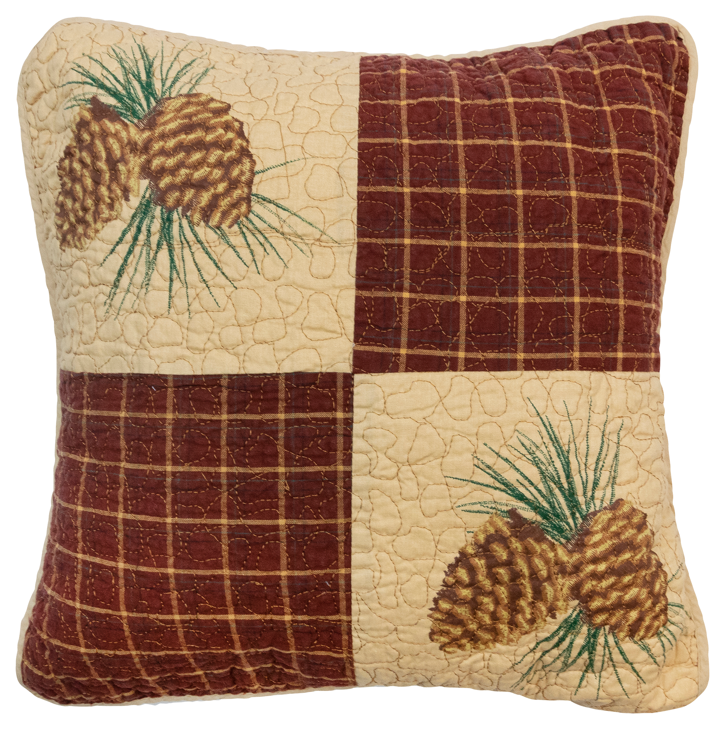 Donna Sharp Pine Lodge Bedding Collection Pine Patch Pillow