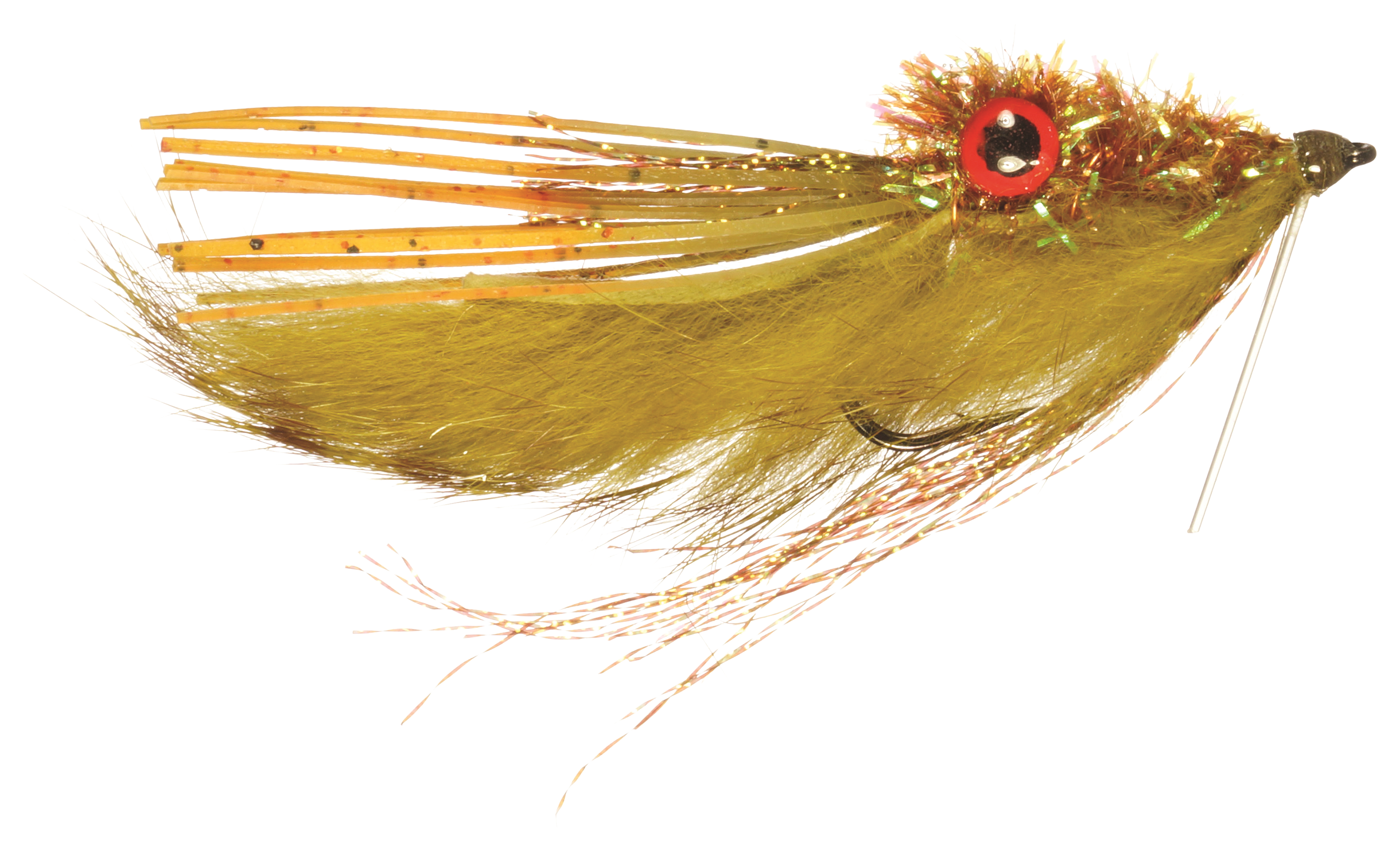 Rainy s Ehlers  Long Strip Crayfish Fly - 2 - Olive